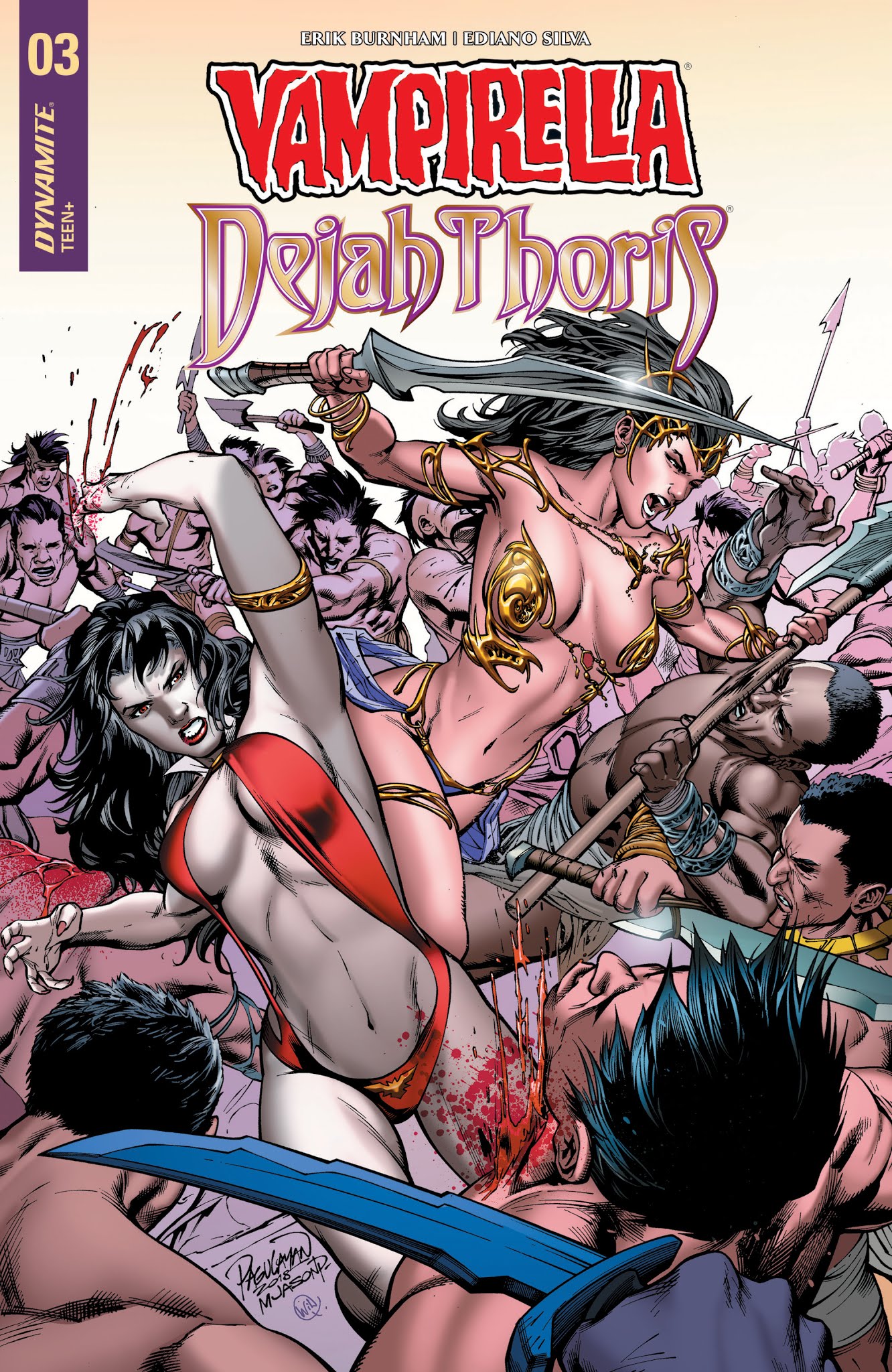 Read online Vampirella/Dejah Thoris comic -  Issue #3 - 3