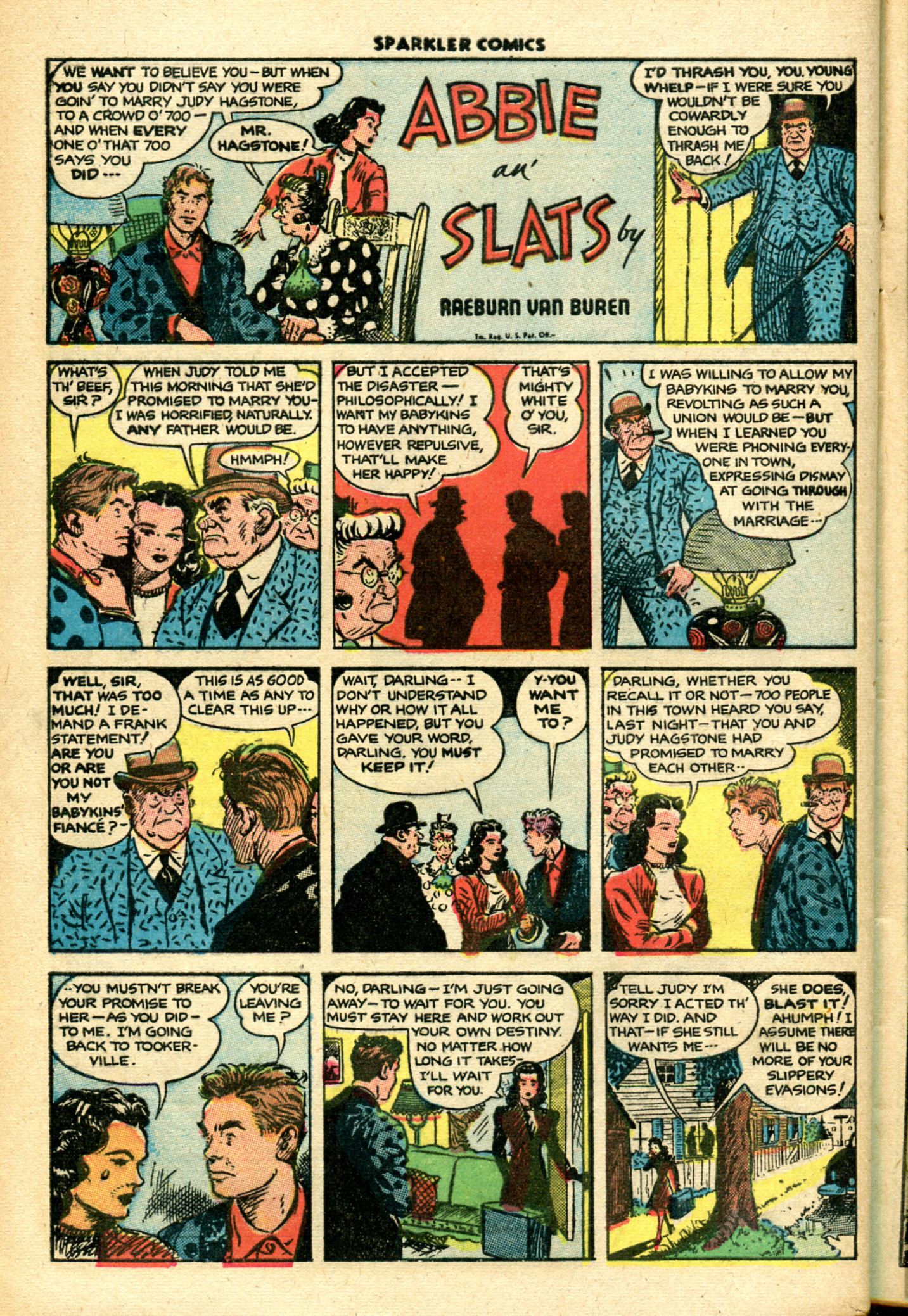 Read online Sparkler Comics comic -  Issue #70 - 40