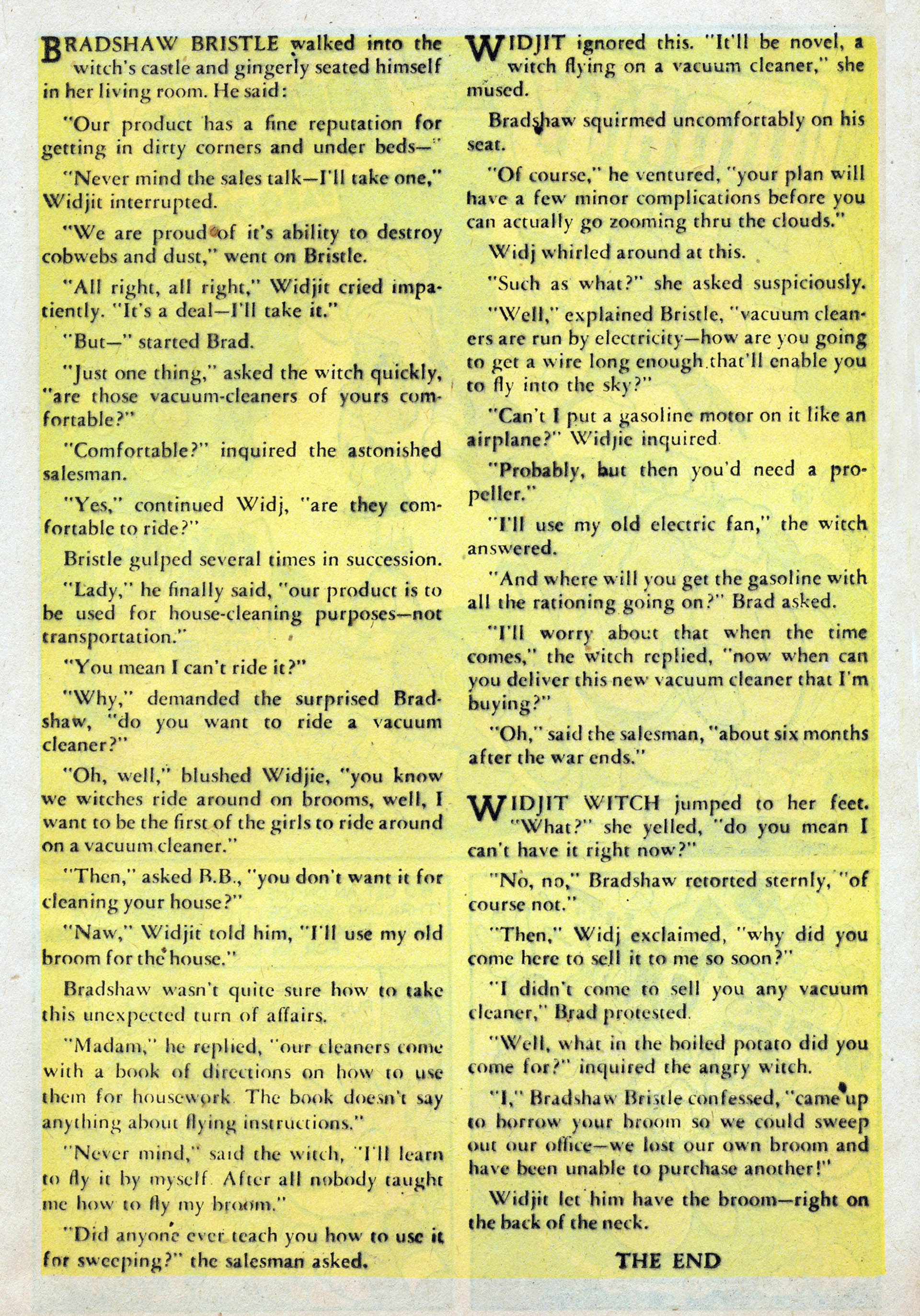 Read online Comedy Comics (1942) comic -  Issue #25 - 33