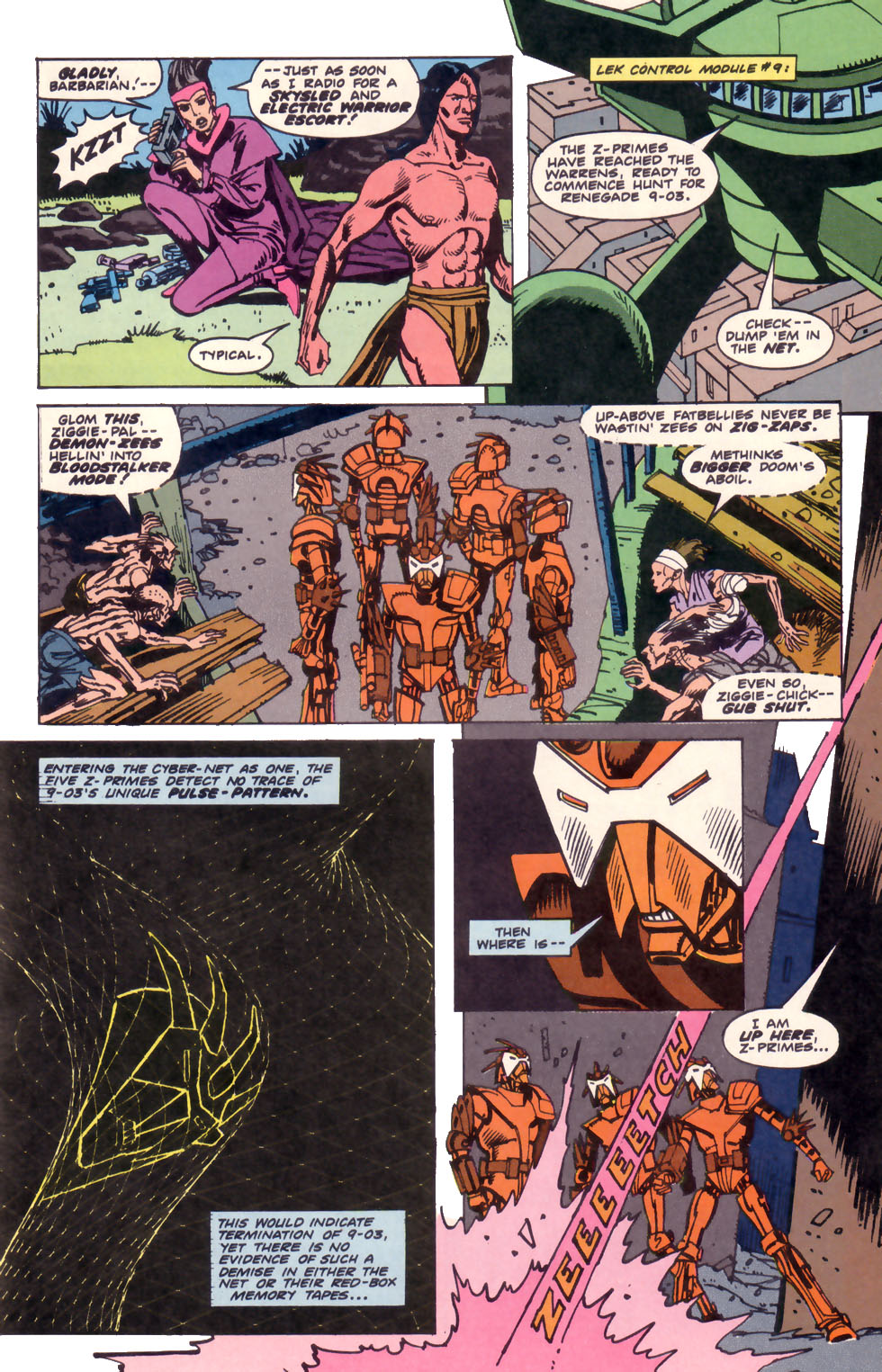 Read online Electric Warrior comic -  Issue #3 - 13