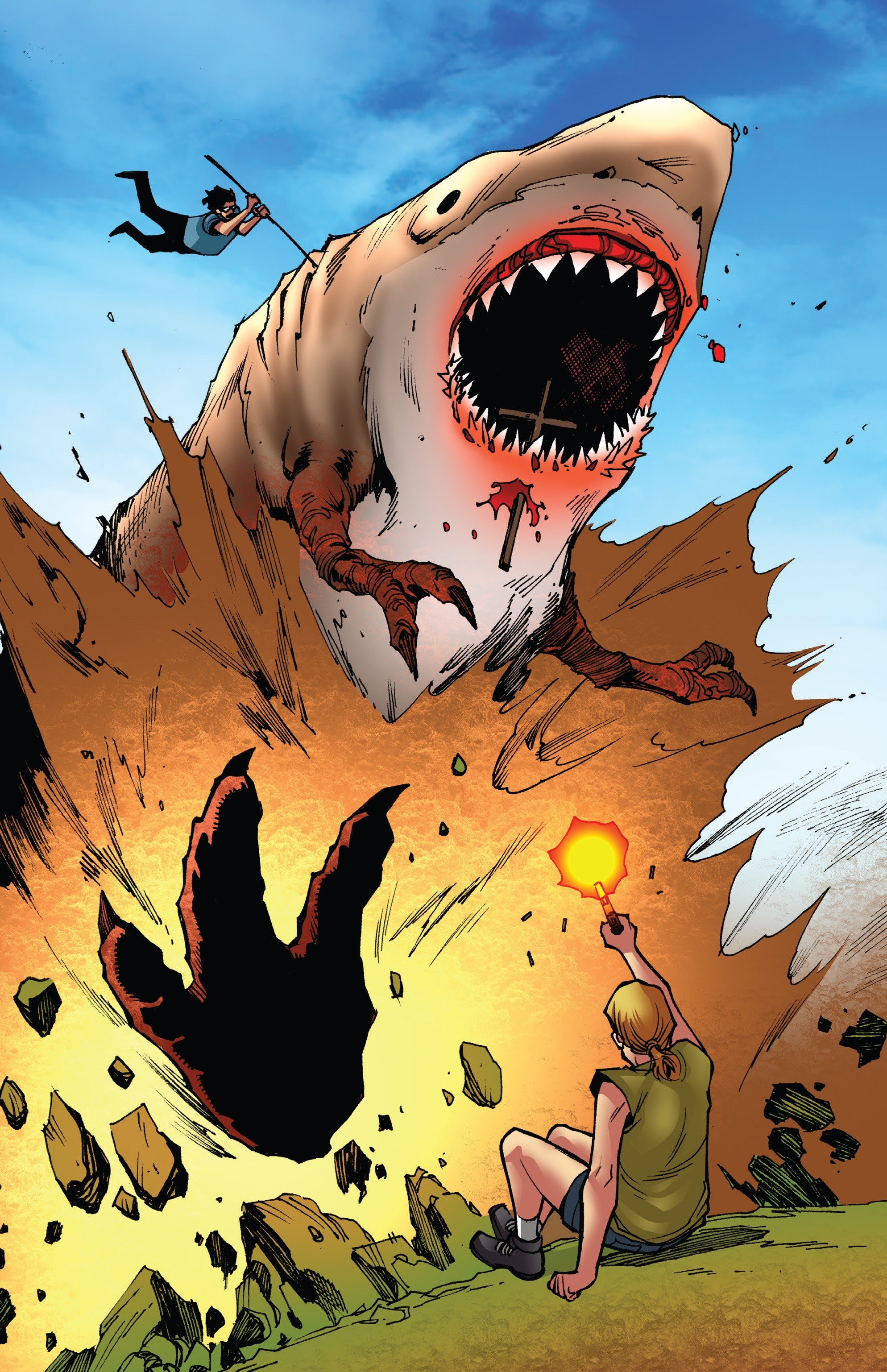 Read online Sharkasaurus comic -  Issue # TPB - 87