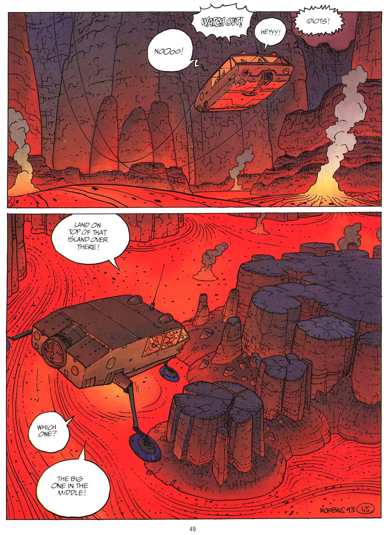 Read online Epic Graphic Novel: Moebius comic -  Issue # TPB 9 - 51