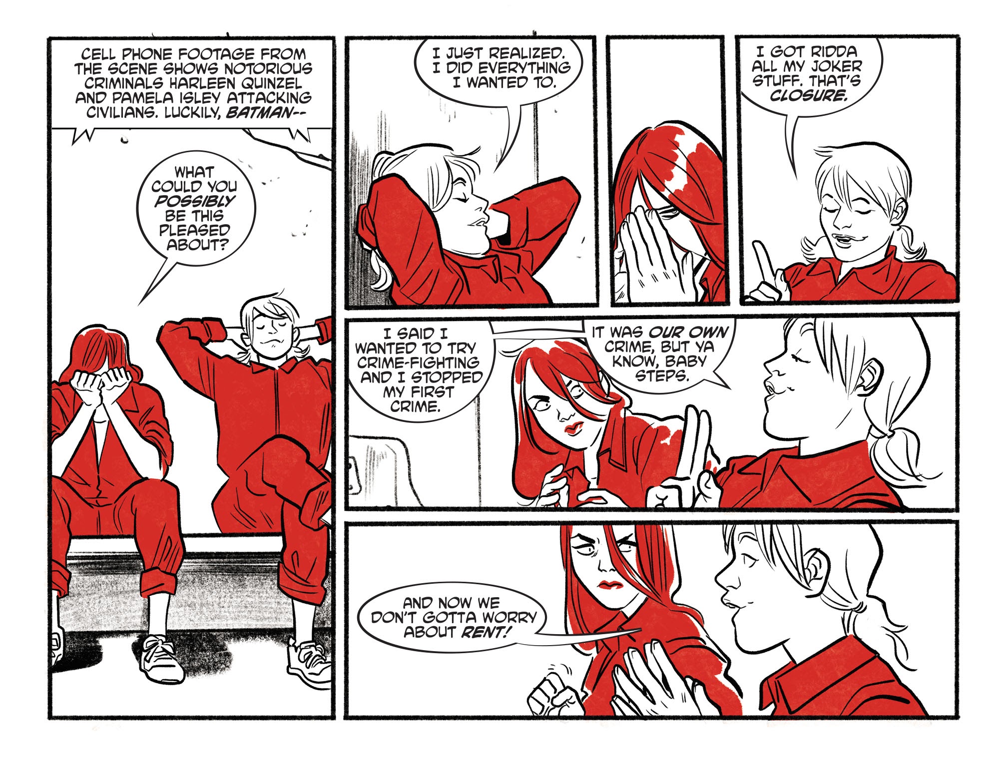 Read online Harley Quinn Black   White   Red comic -  Issue #7 - 22