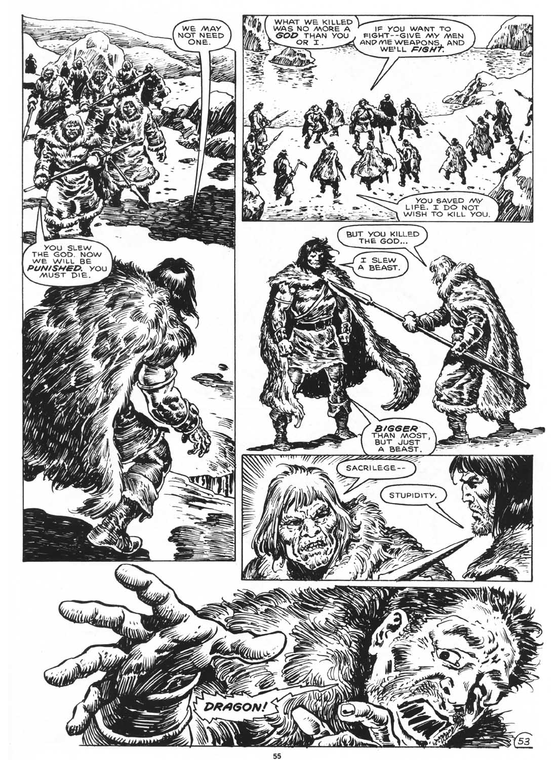 Read online The Savage Sword Of Conan comic -  Issue #168 - 55