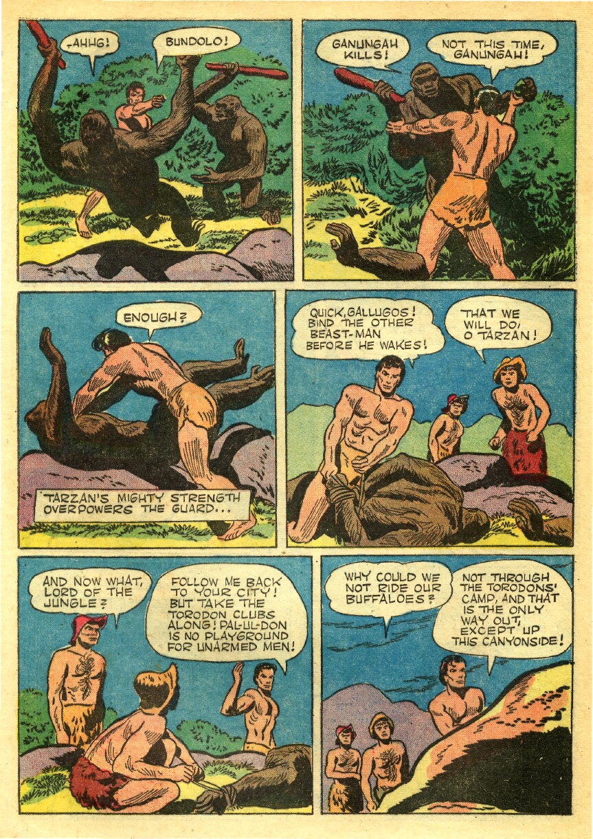 Read online Tarzan (1948) comic -  Issue #56 - 36