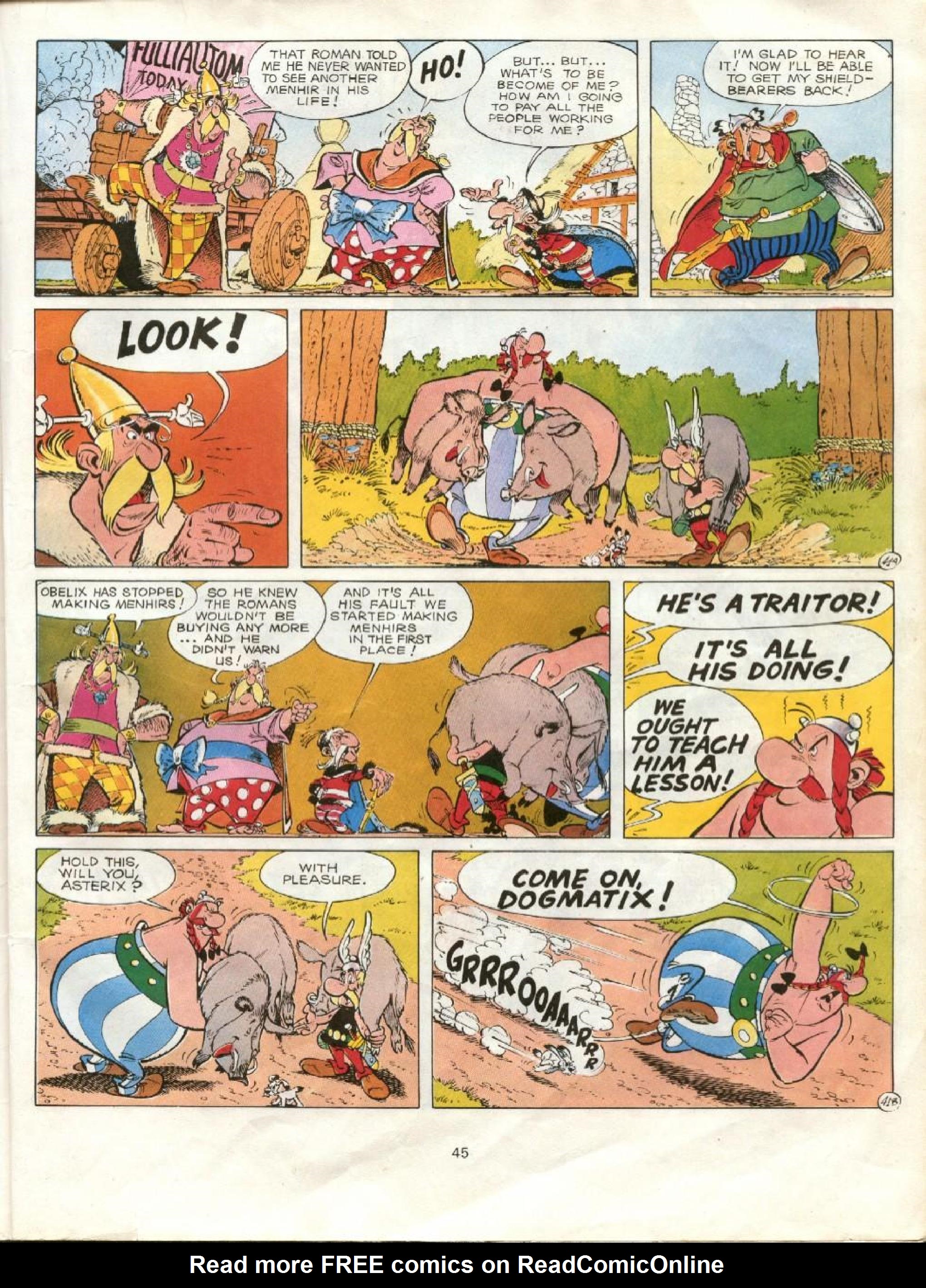 Read online Asterix comic - Issue #23.