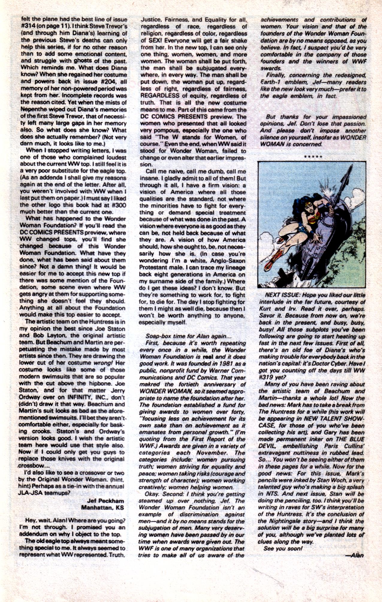 Read online Wonder Woman (1942) comic -  Issue #318 - 26