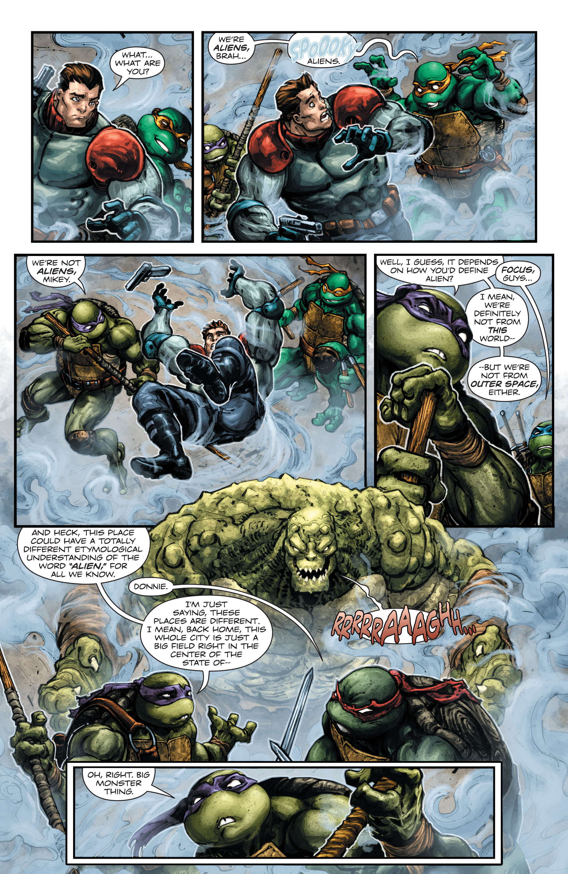 Read online Batman/Teenage Mutant Ninja Turtles comic -  Issue #1 - 14