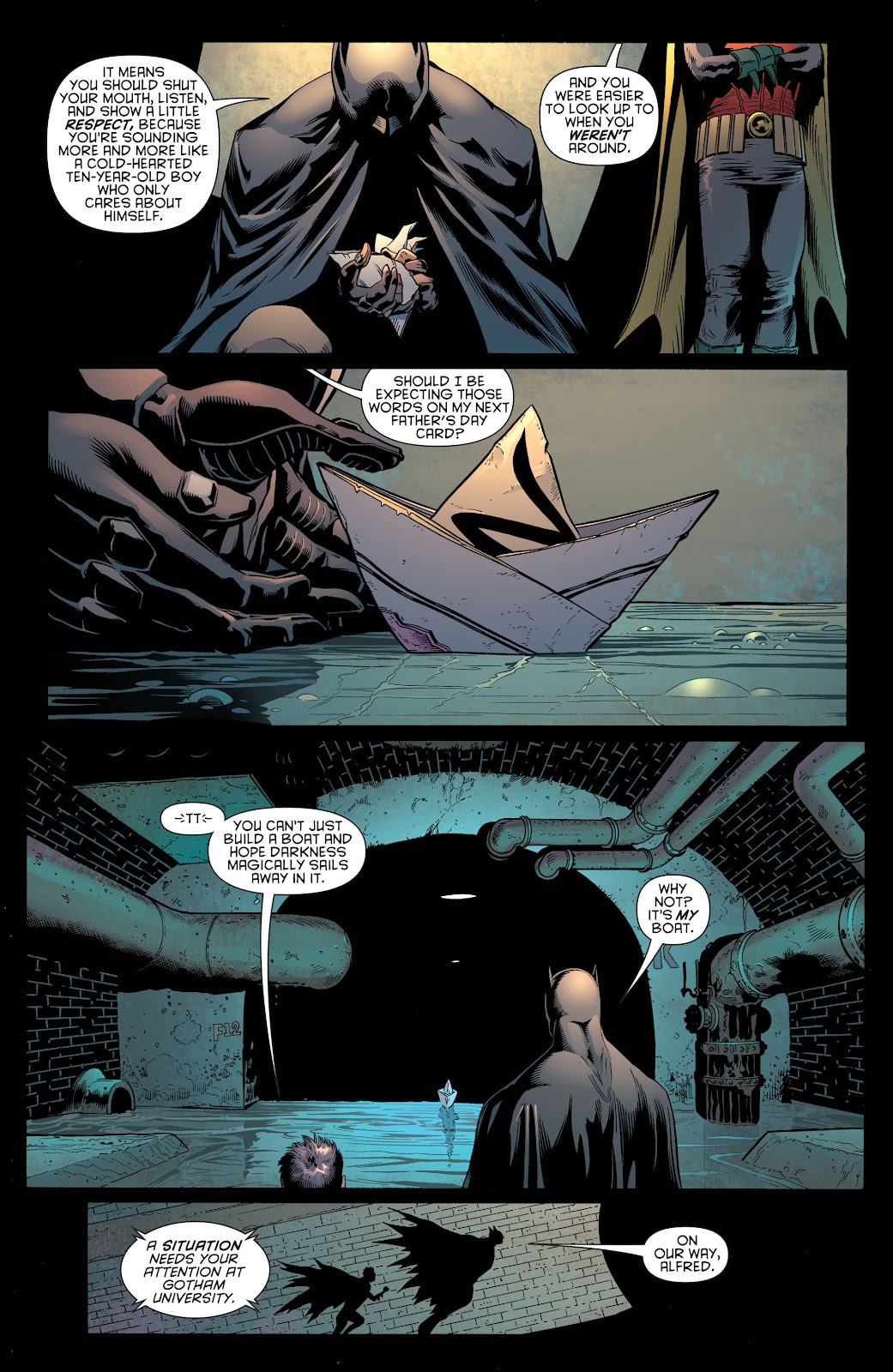 Batman and Robin (2011) issue Bad Blood (DC Essential Edition) (Part 1) - Page 16