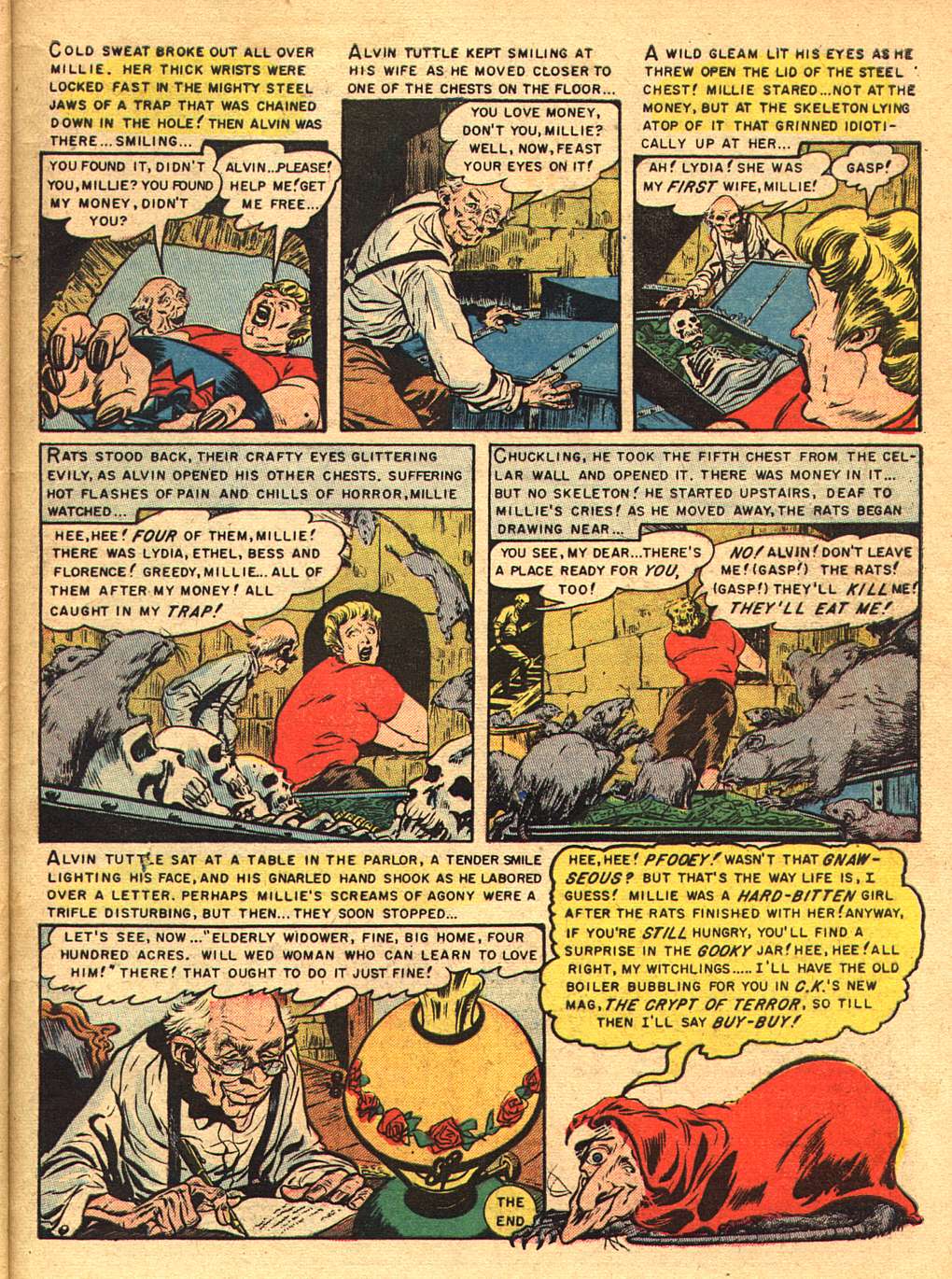 Read online The Vault of Horror (1950) comic -  Issue #39 - 34