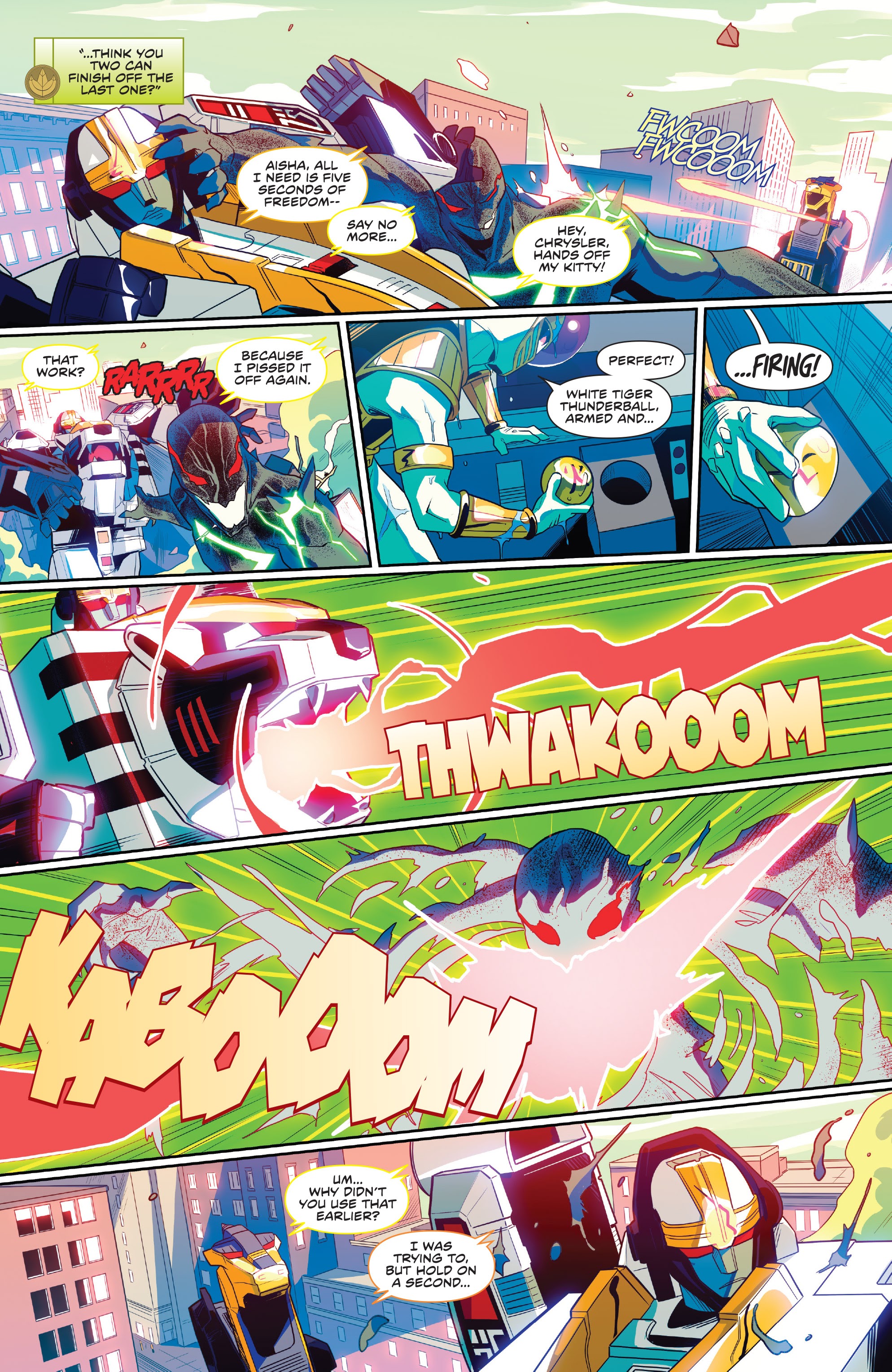 Read online Mighty Morphin comic -  Issue #8 - 16