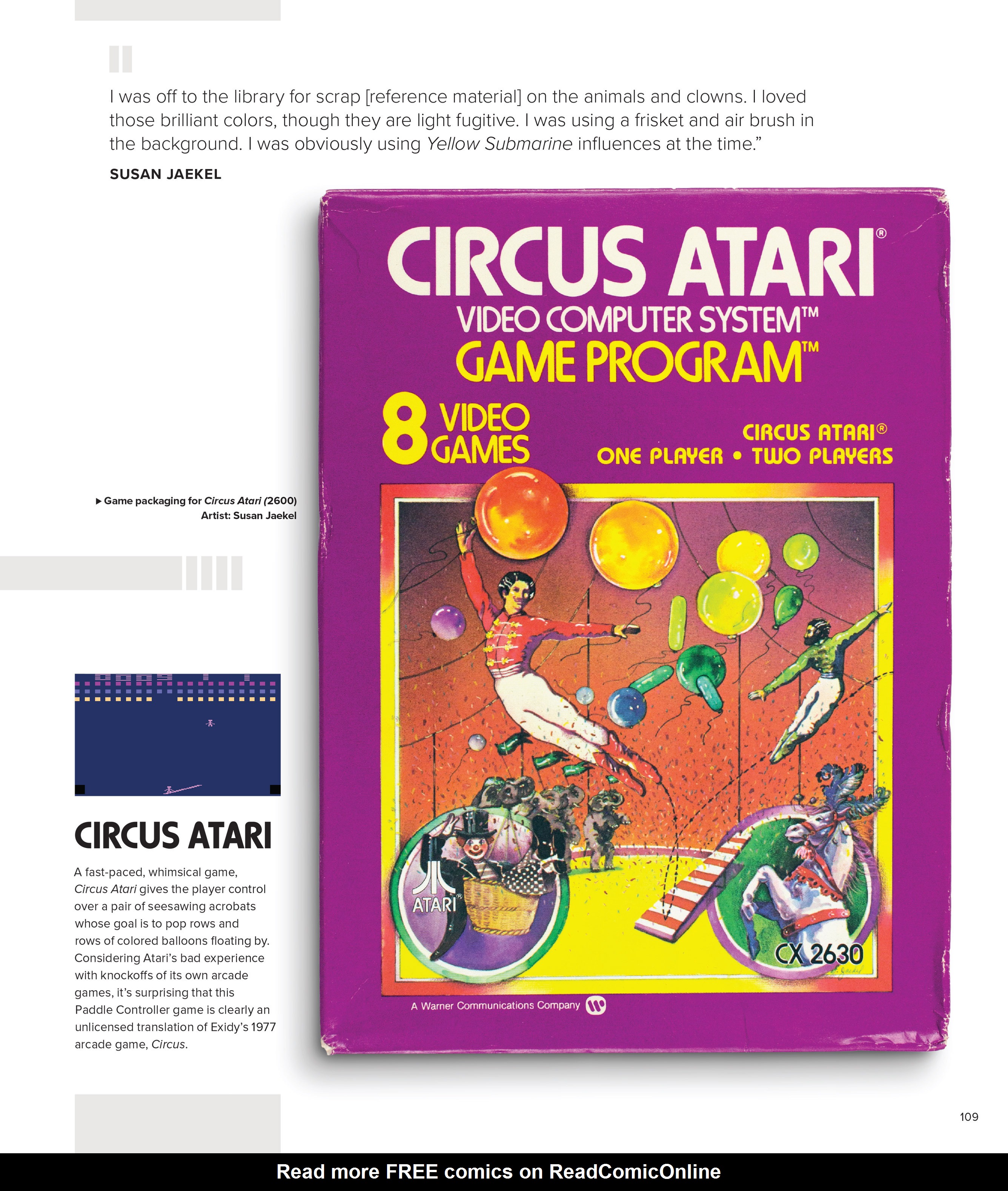 Read online Art of Atari comic -  Issue #Art of Atari TPB - 104