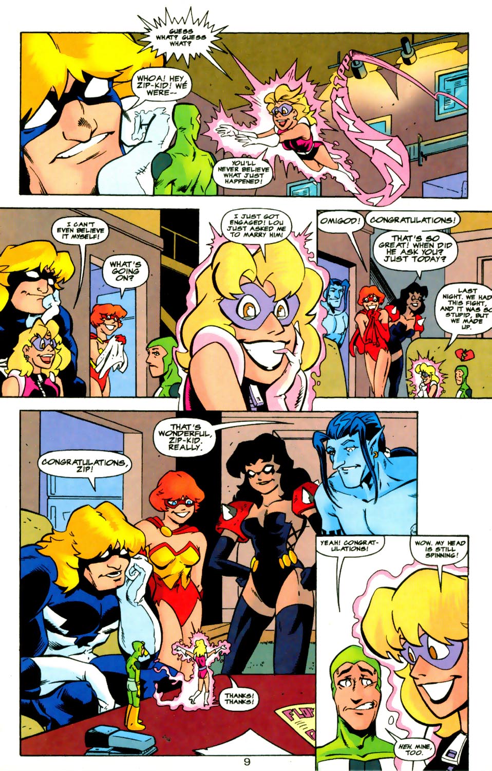 Read online Young Heroes in Love comic -  Issue #14 - 11