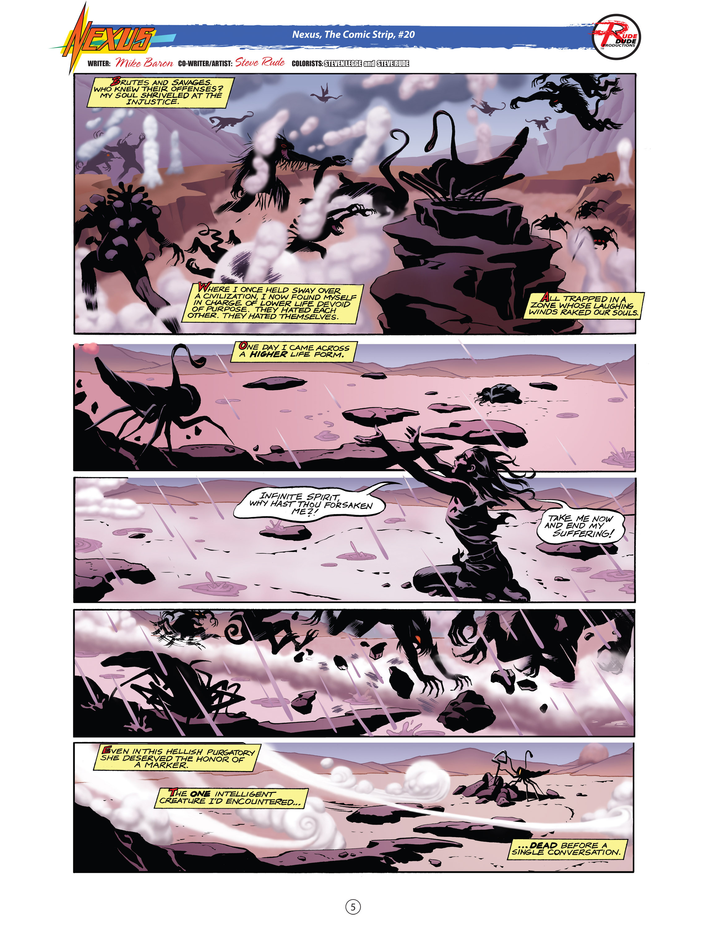 Read online Nexus: The Comic Strip comic -  Issue #5 - 5