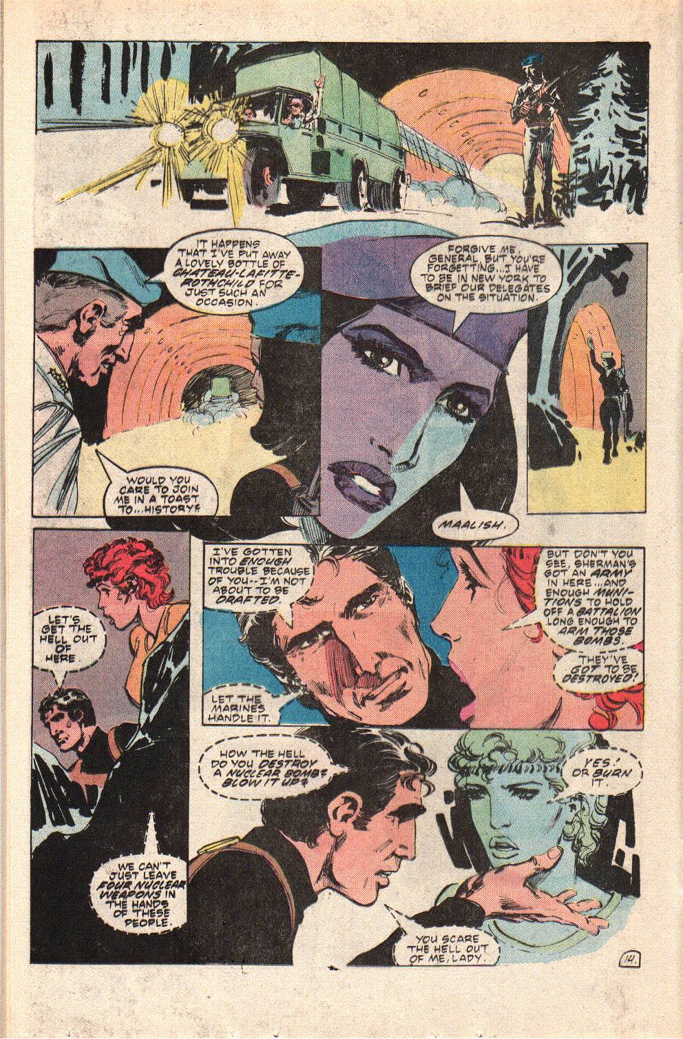 Read online Jon Sable, Freelance comic -  Issue #9 - 16