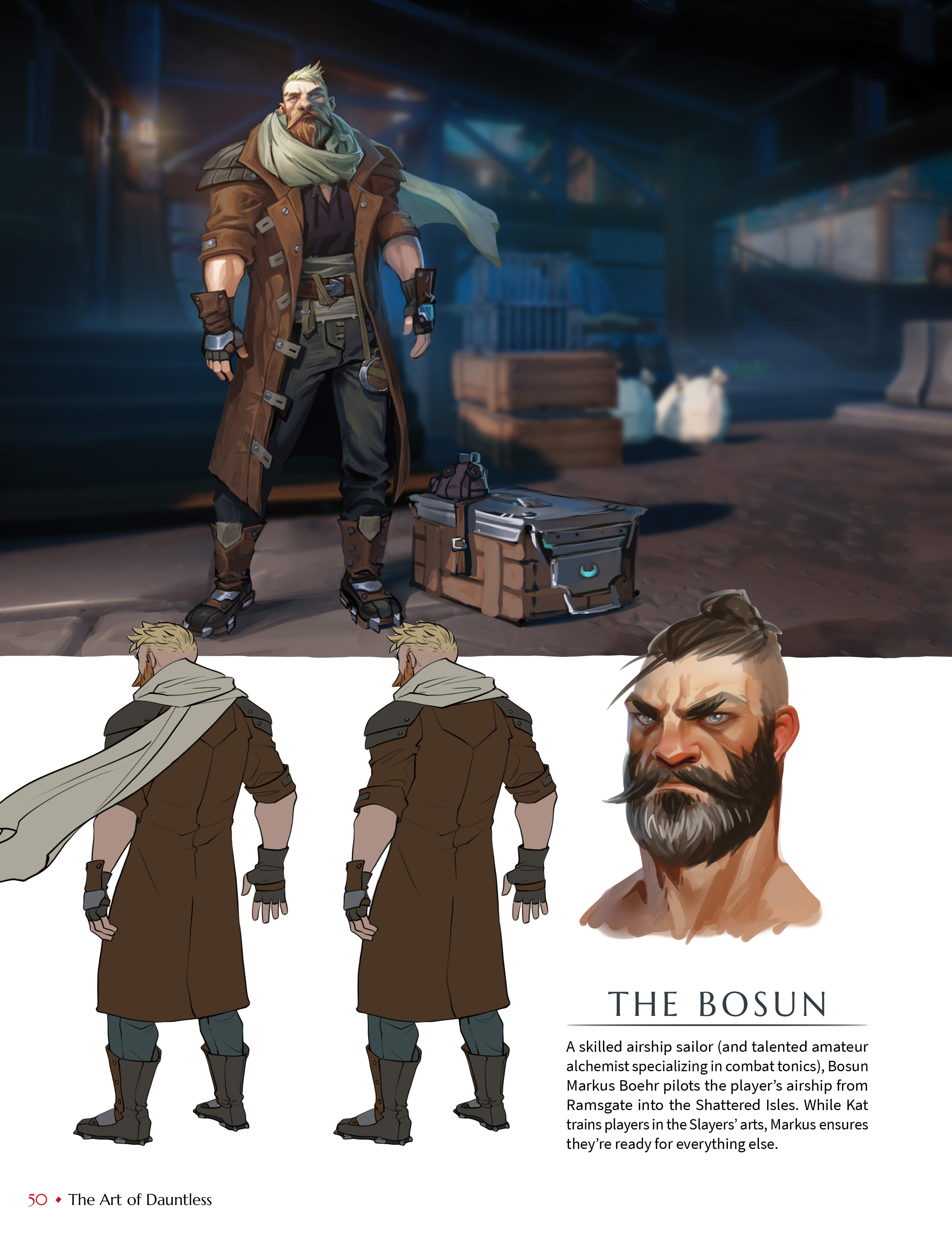 Read online The Art of Dauntless comic -  Issue # TPB - 44