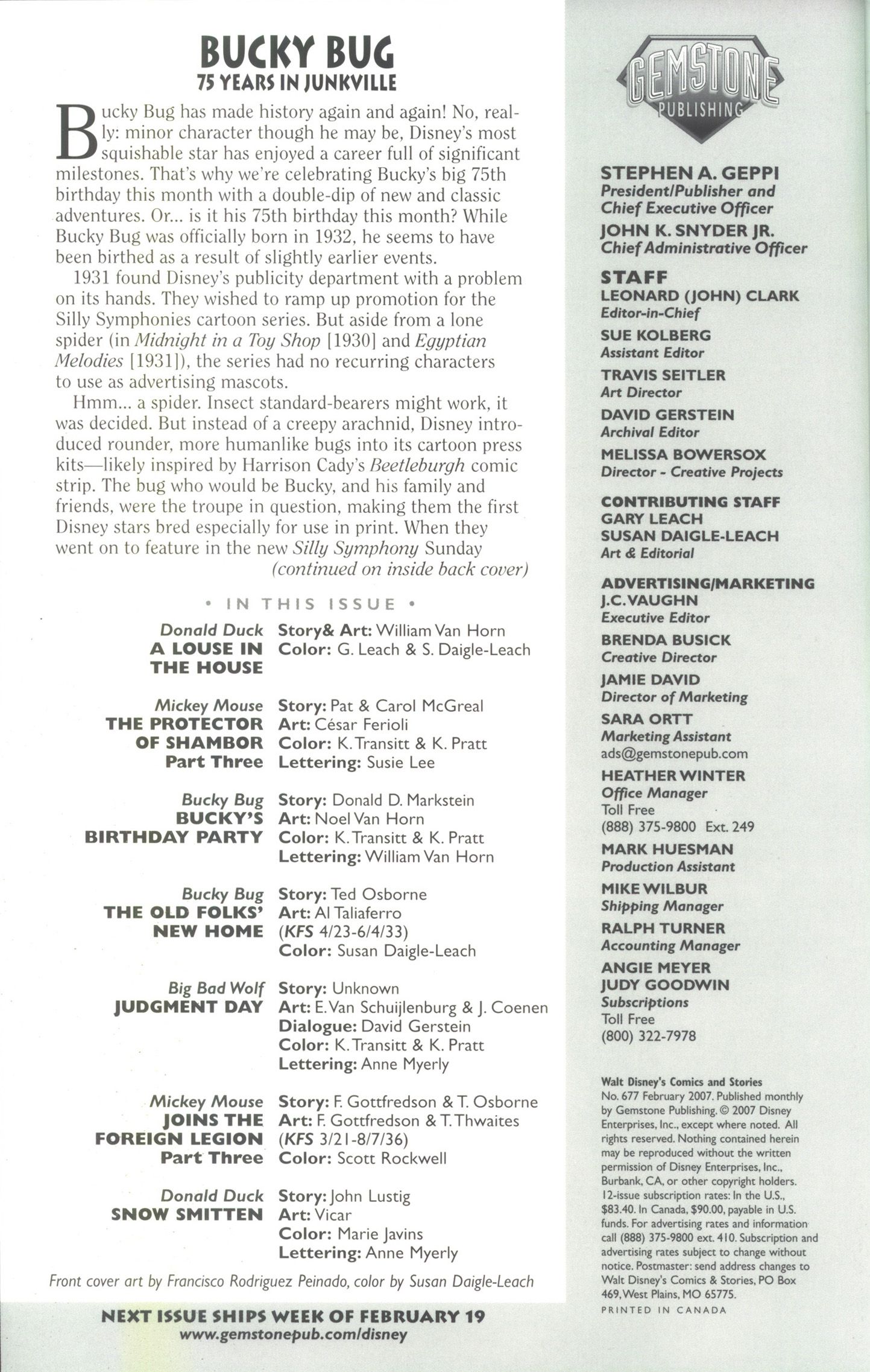 Read online Walt Disney's Comics and Stories comic -  Issue #677 - 2