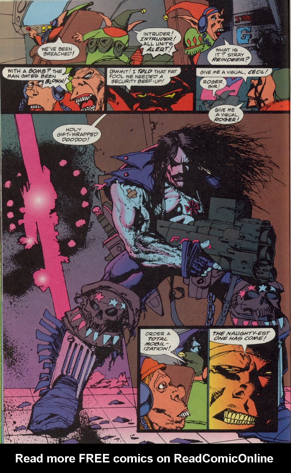 Read online Lobo Paramilitary Christmas Special comic -  Issue # Full - 19