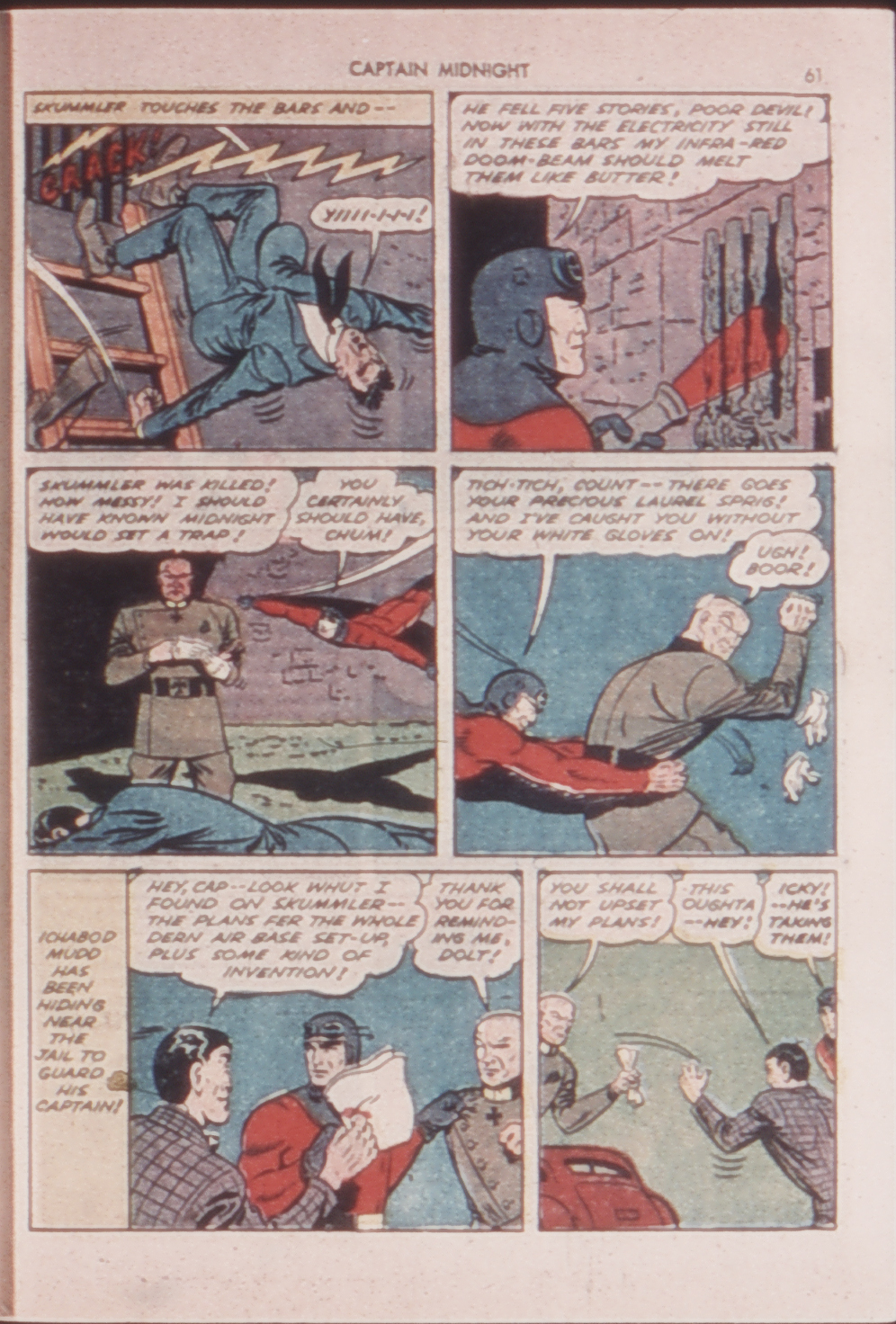 Read online Captain Midnight (1942) comic -  Issue #14 - 59