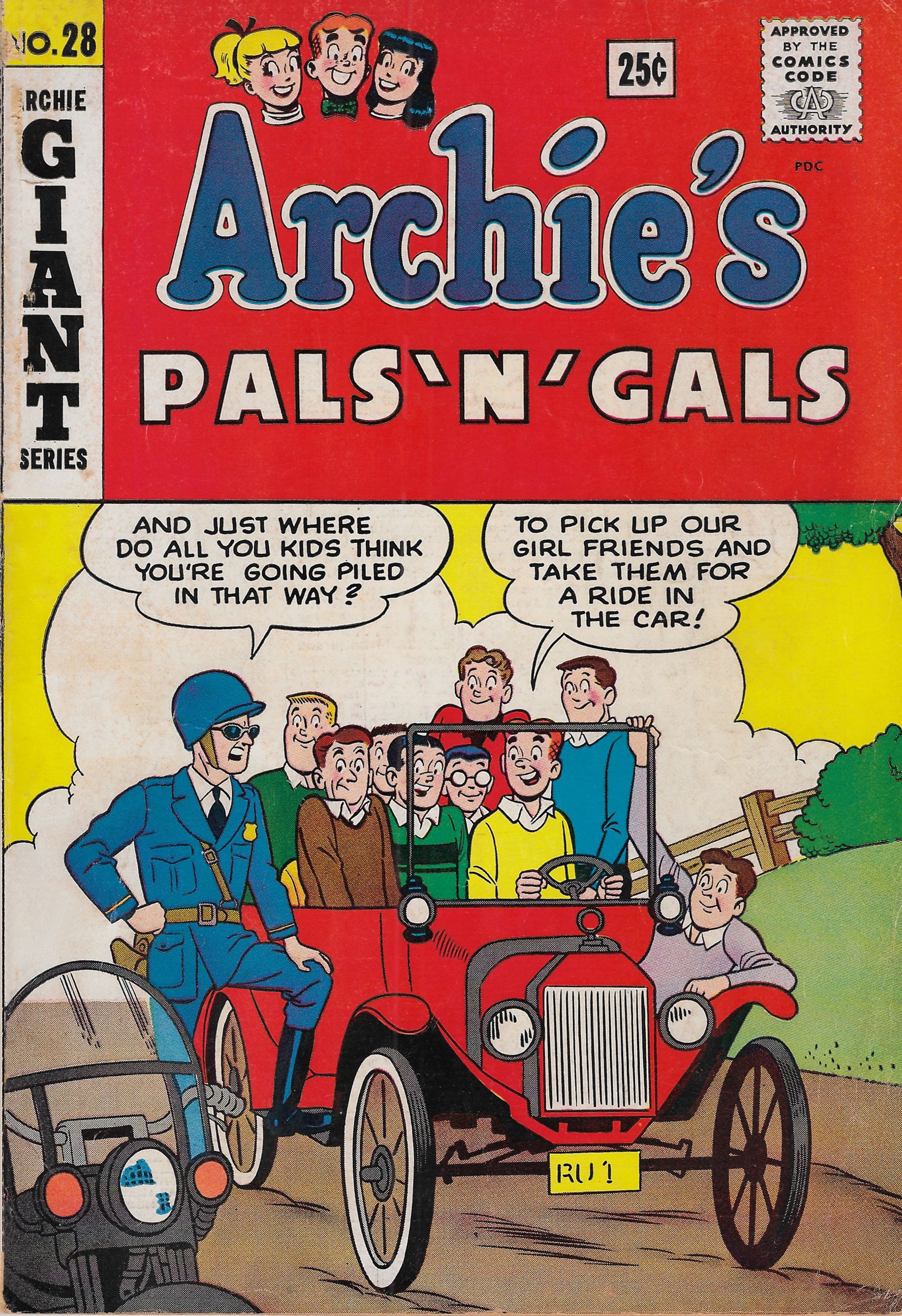Read online Archie's Pals 'N' Gals (1952) comic -  Issue #28 - 1