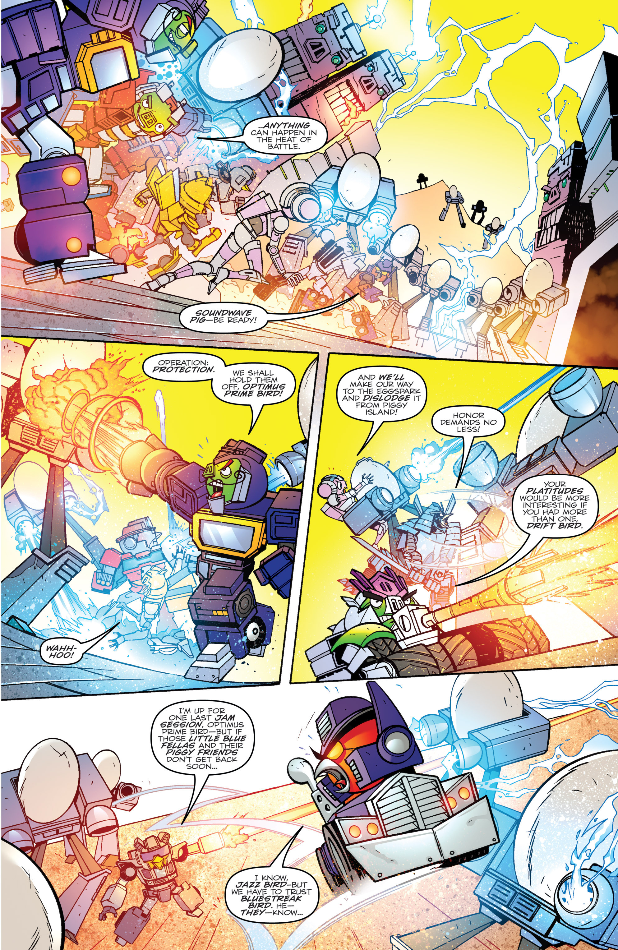Read online Angry Birds Transformers comic -  Issue #4 - 7