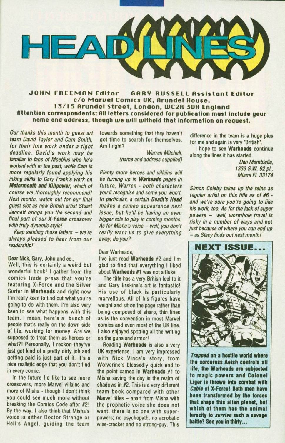 Read online Warheads comic -  Issue #4 - 25