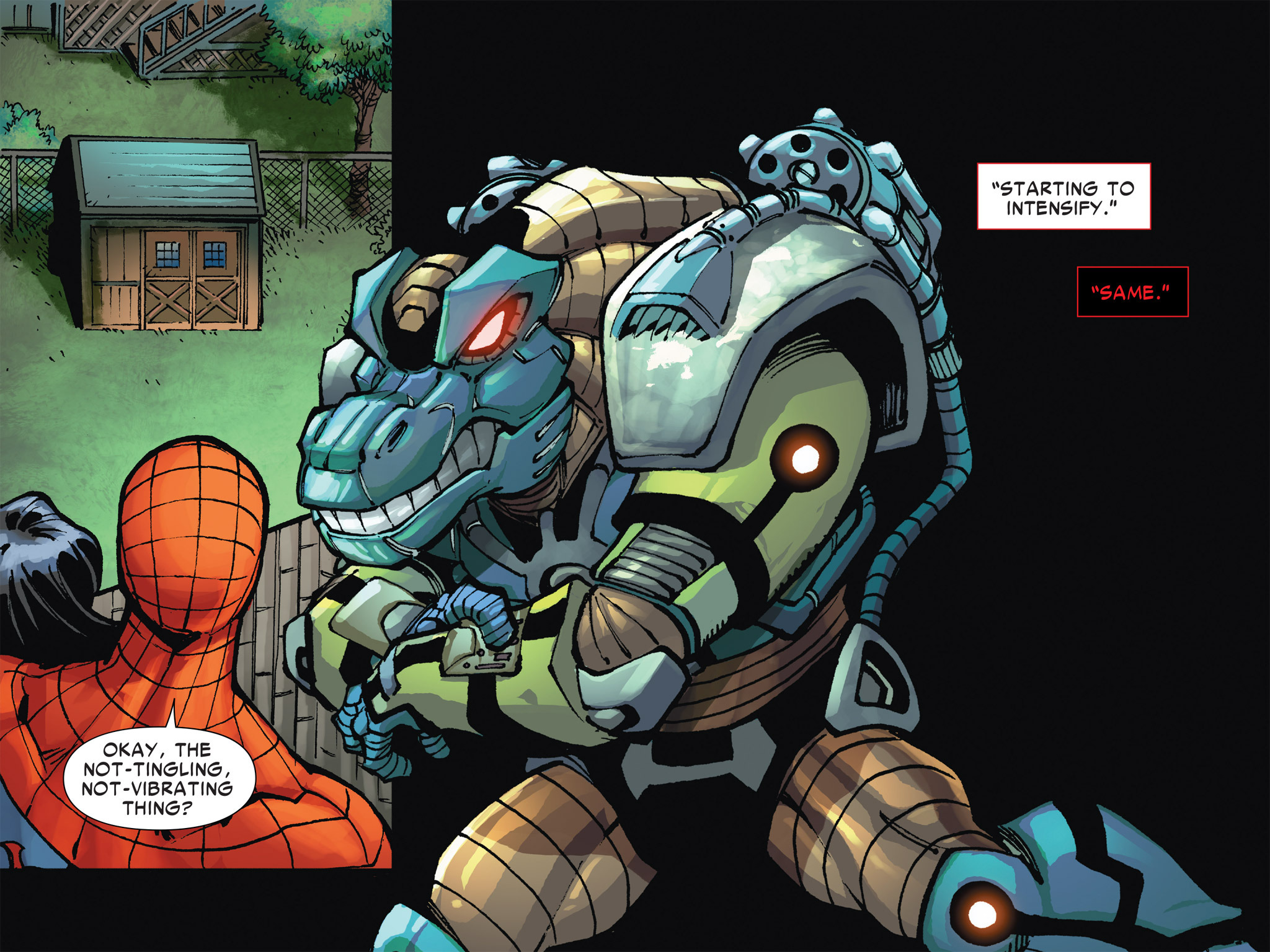 Read online The Amazing Spider-Man & Silk: The Spider(fly) Effect (Infinite Comics) comic -  Issue #1 - 28