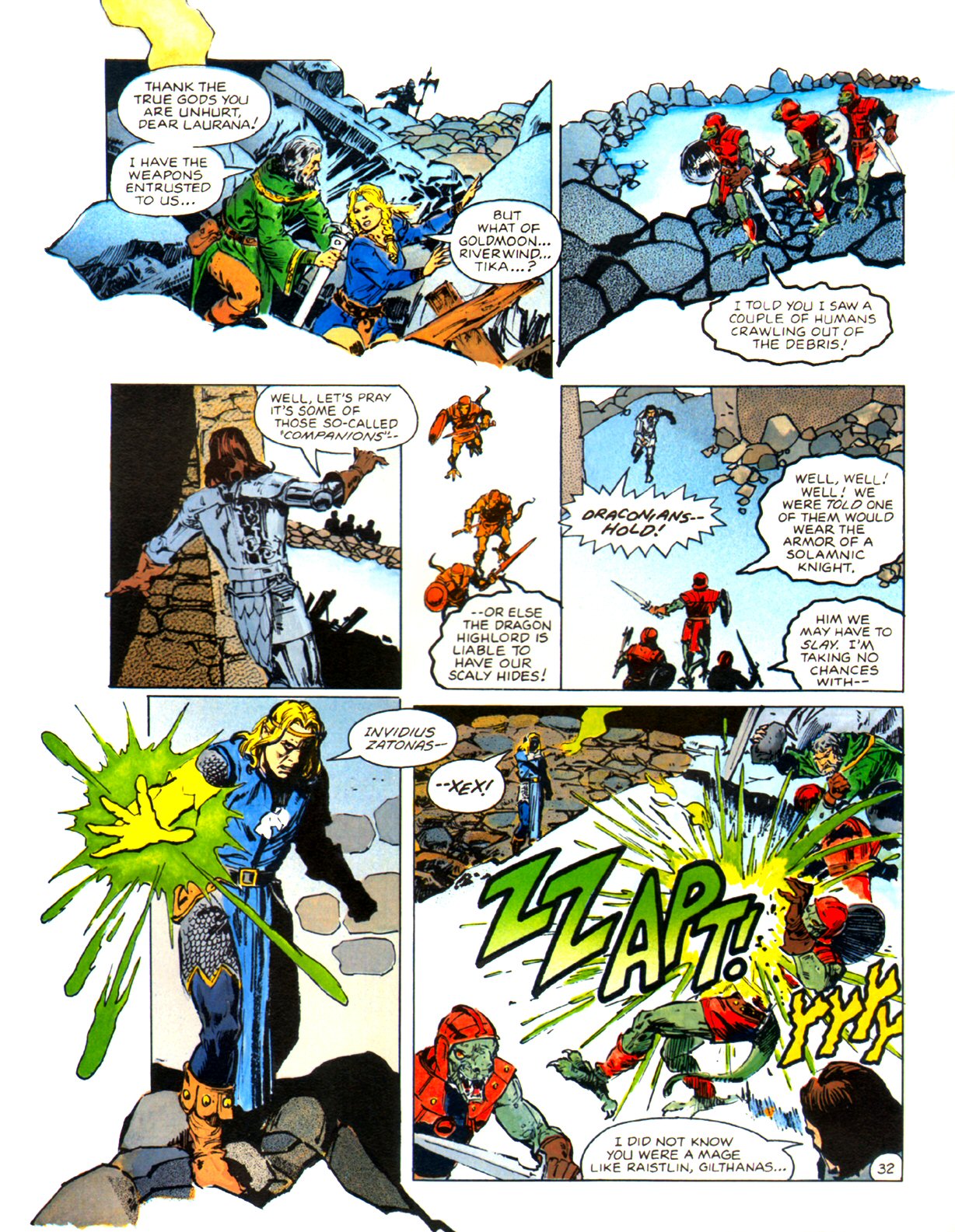 Read online Dragonlance Saga comic -  Issue #3 - 35