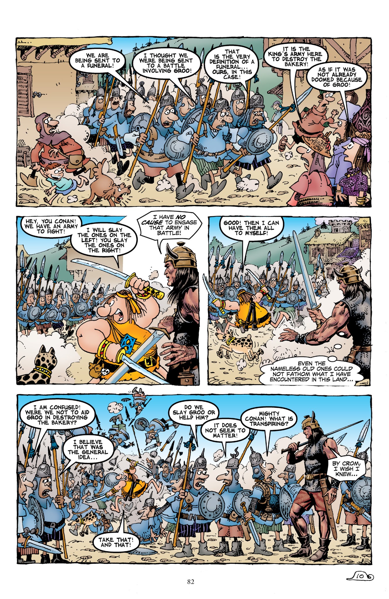 Read online Groo vs. Conan comic -  Issue # TPB - 84