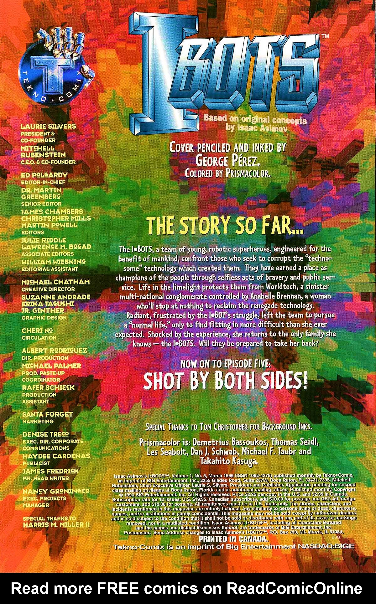 Read online Isaac Asimov's I-Bots comic -  Issue #5 - 2