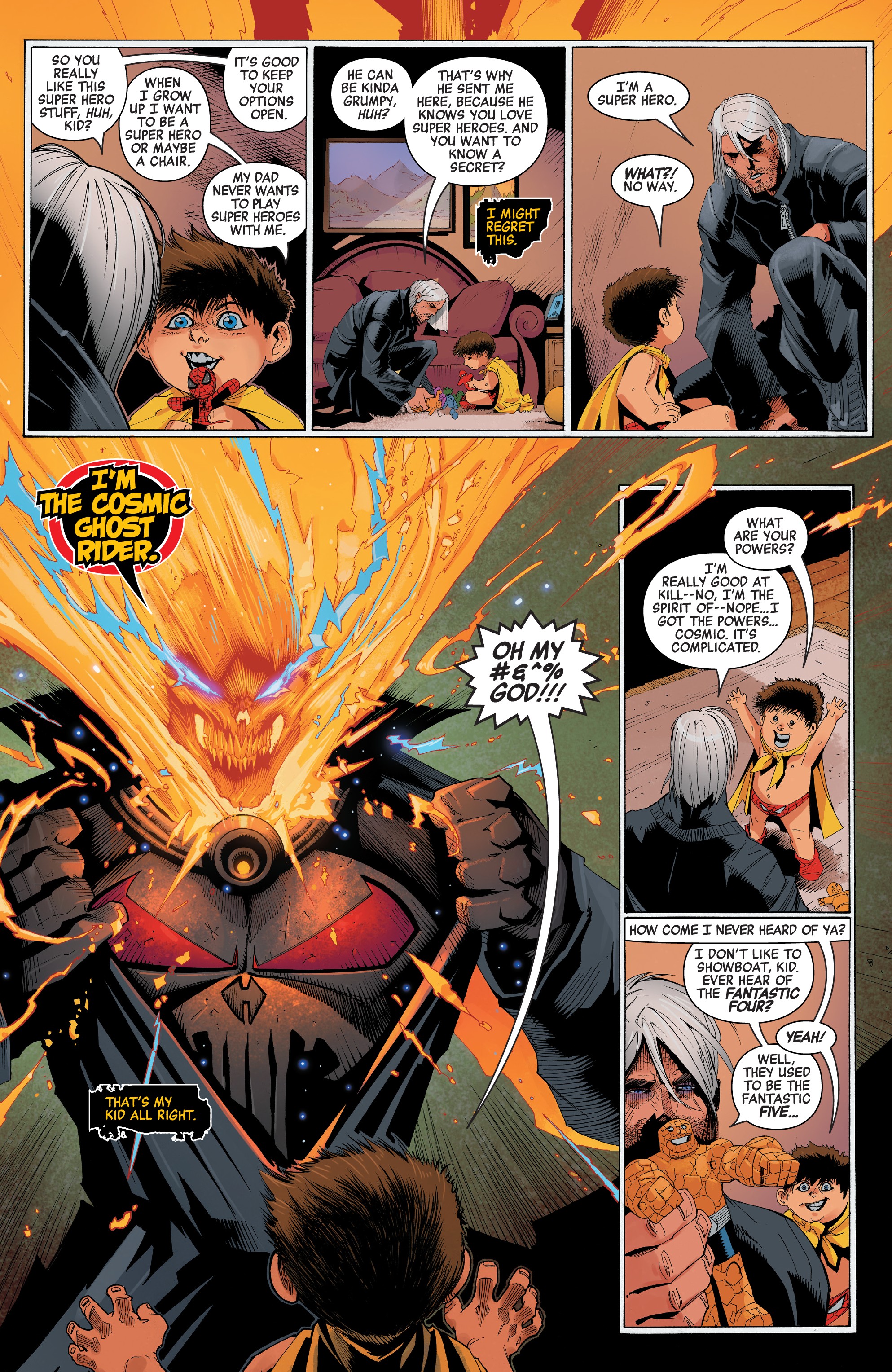 Read online Cosmic Ghost Rider Destroys Marvel History comic -  Issue #1 - 8