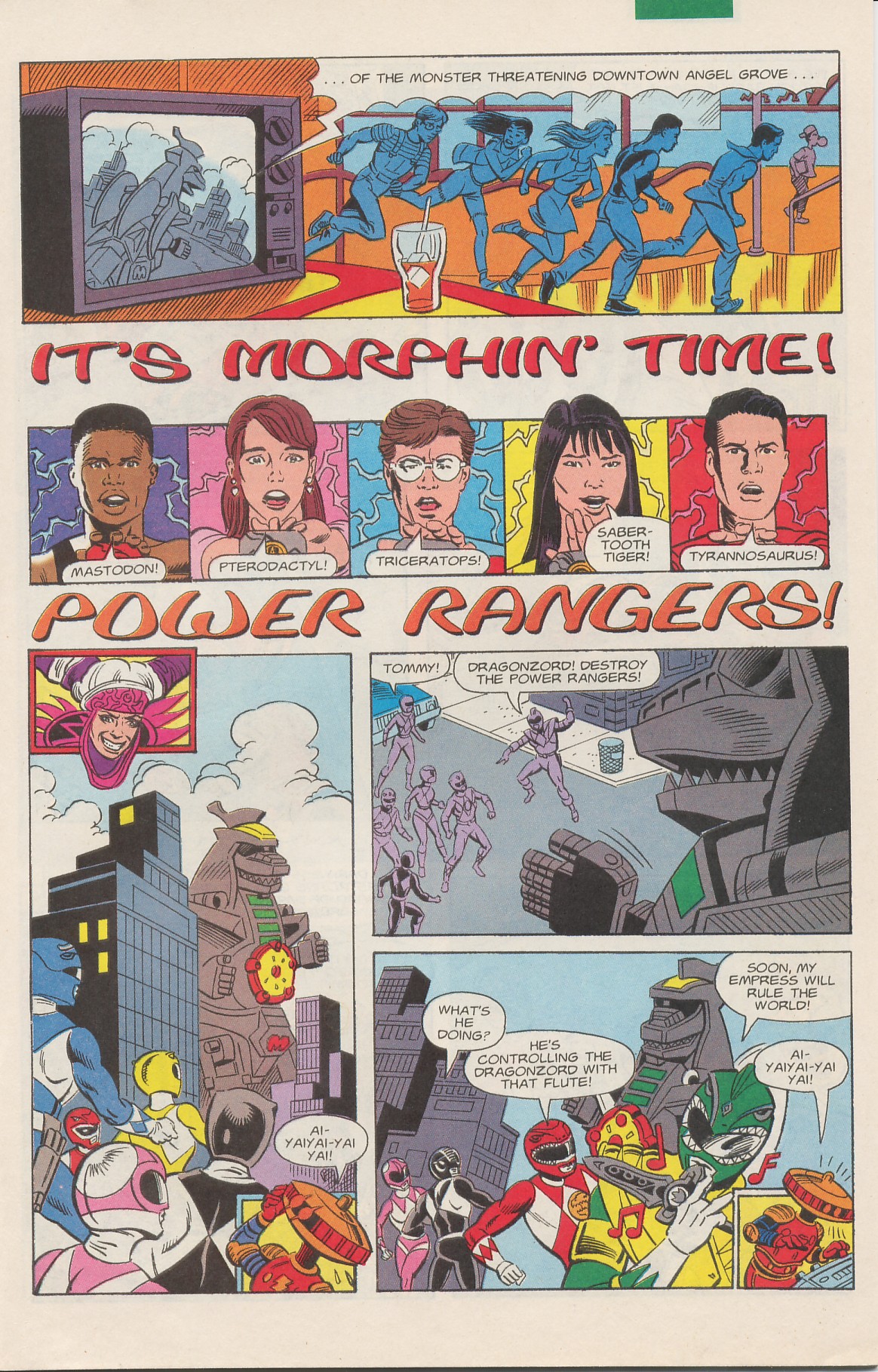 Read online Mighty Morphin Power Rangers Saga comic -  Issue #2 - 5