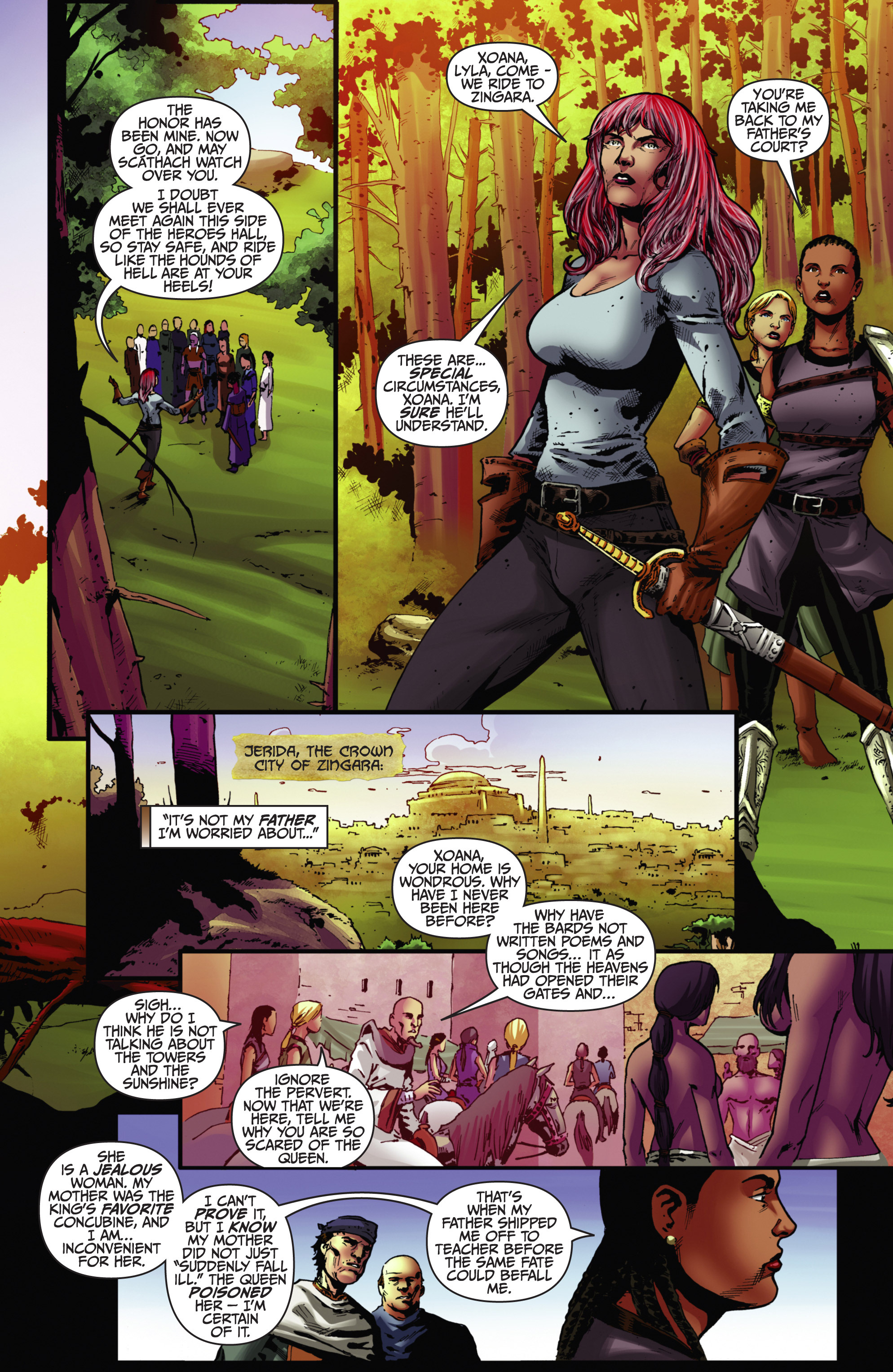 Read online Red Sonja: Vulture's Circle comic -  Issue #3 - 9