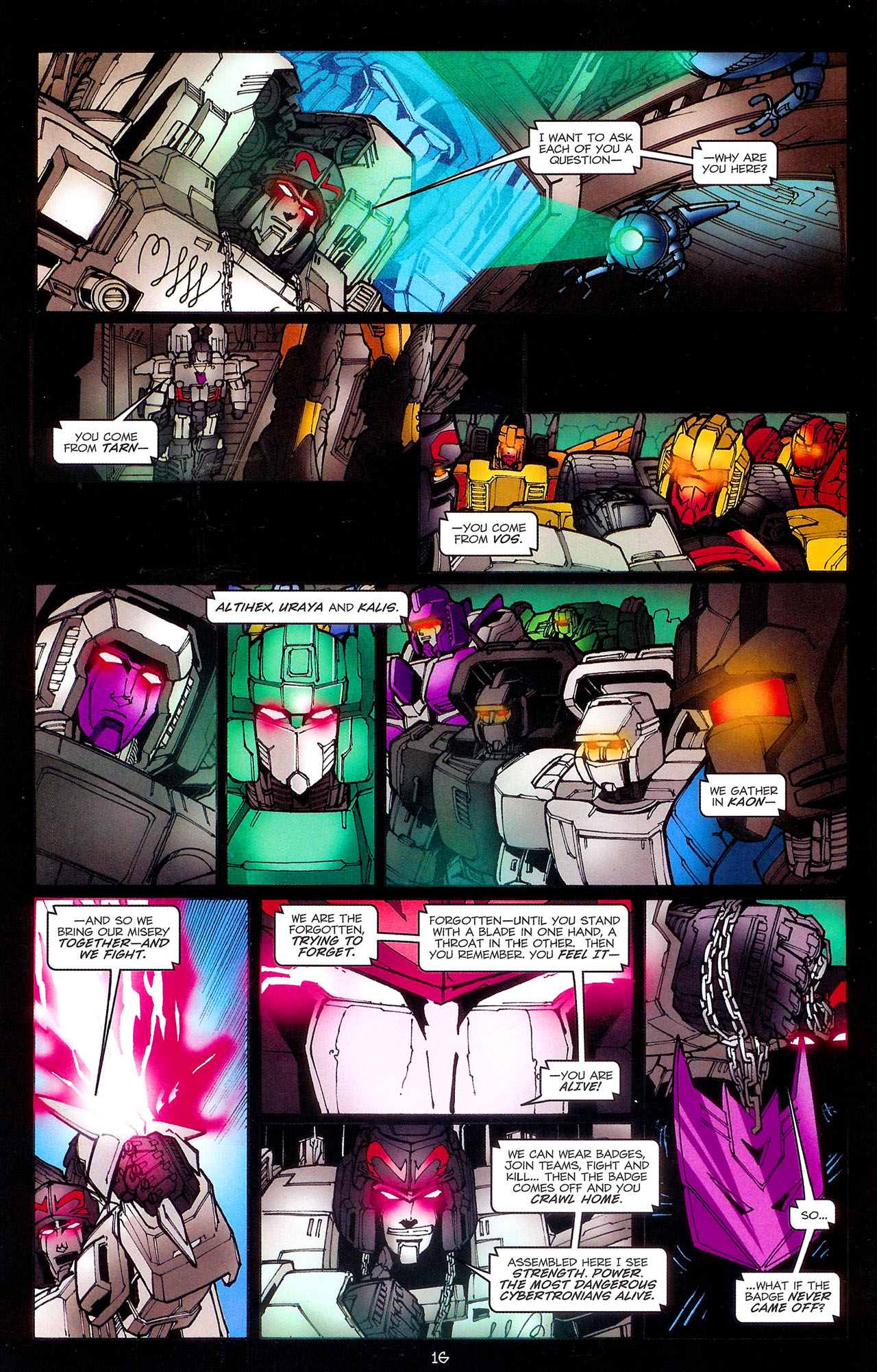 Read online The Transformers Megatron Origin comic -  Issue #3 - 18