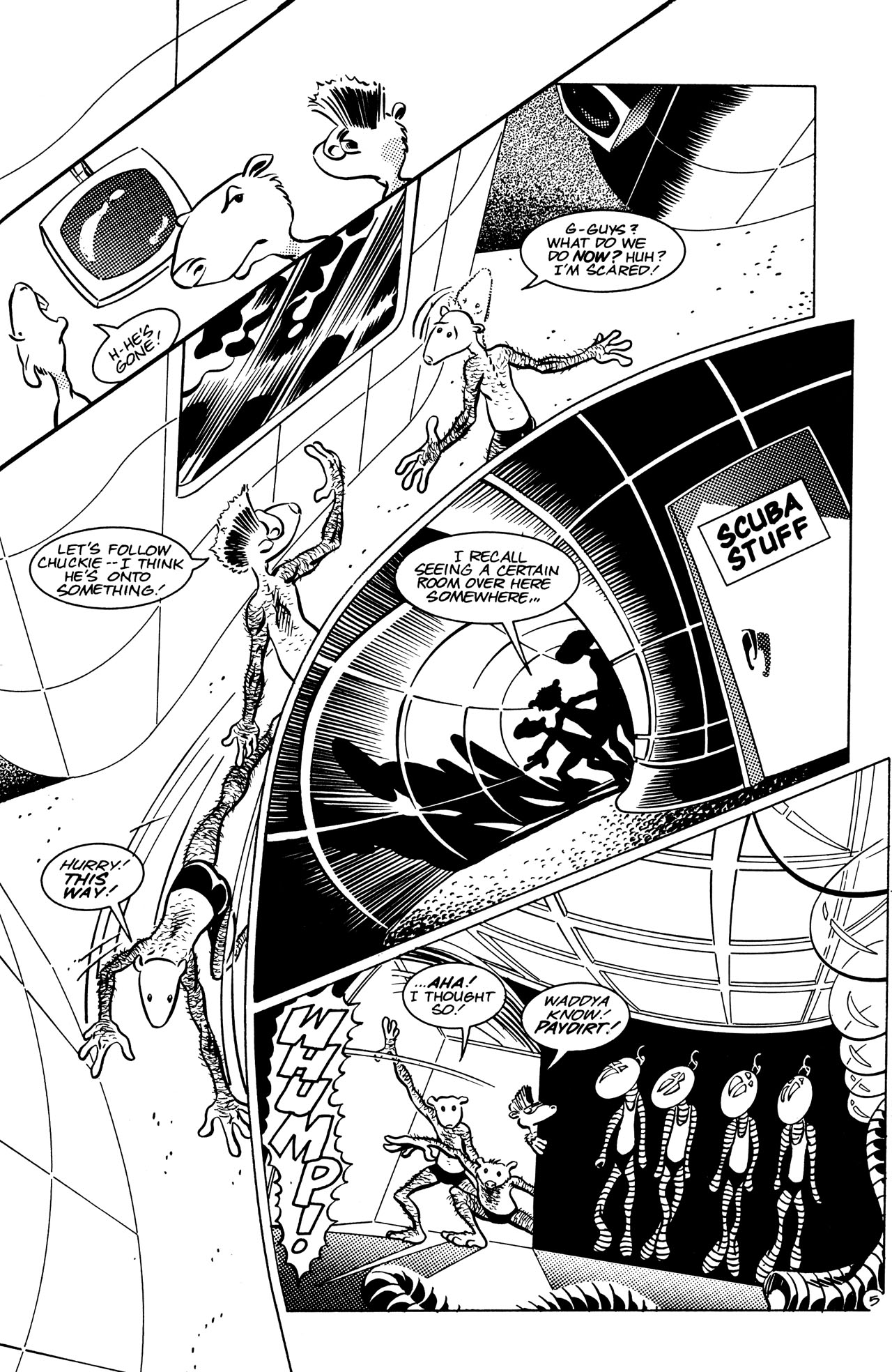 Read online Adolescent Radioactive Black Belt Hamsters comic -  Issue #8 - 6