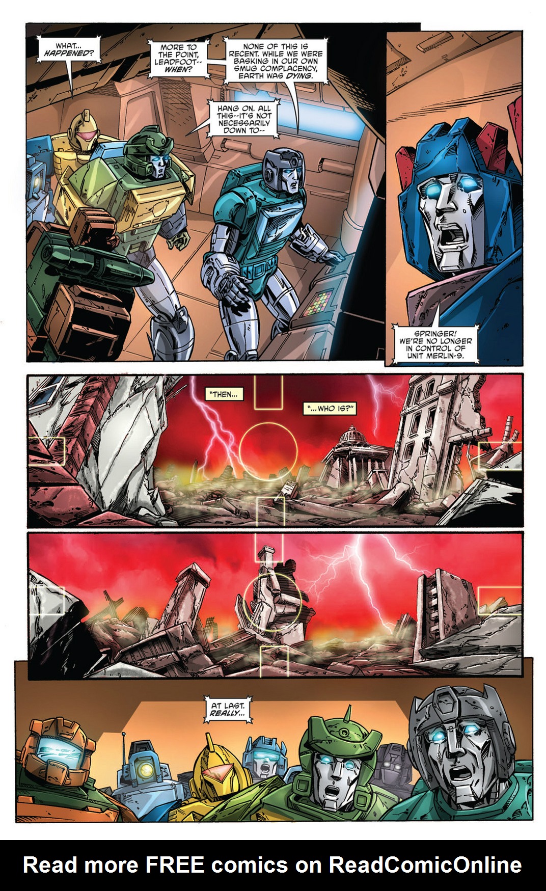 Read online The Transformers: Regeneration One comic -  Issue #81 - 23