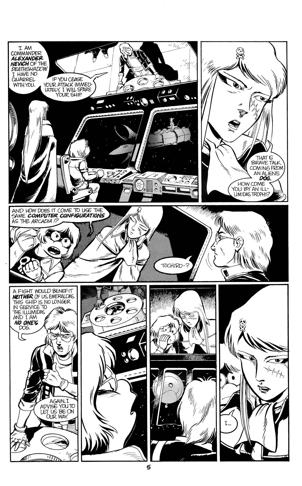 Read online Captain Harlock: Deathshadow Rising comic -  Issue #5 - 7