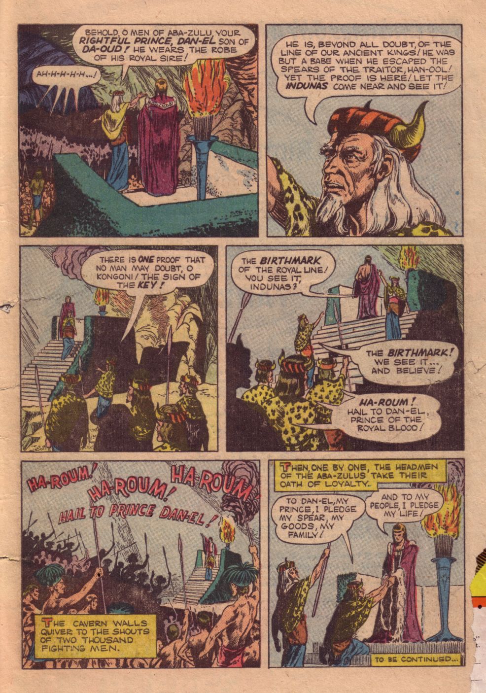 Read online Tarzan (1948) comic -  Issue #40 - 49