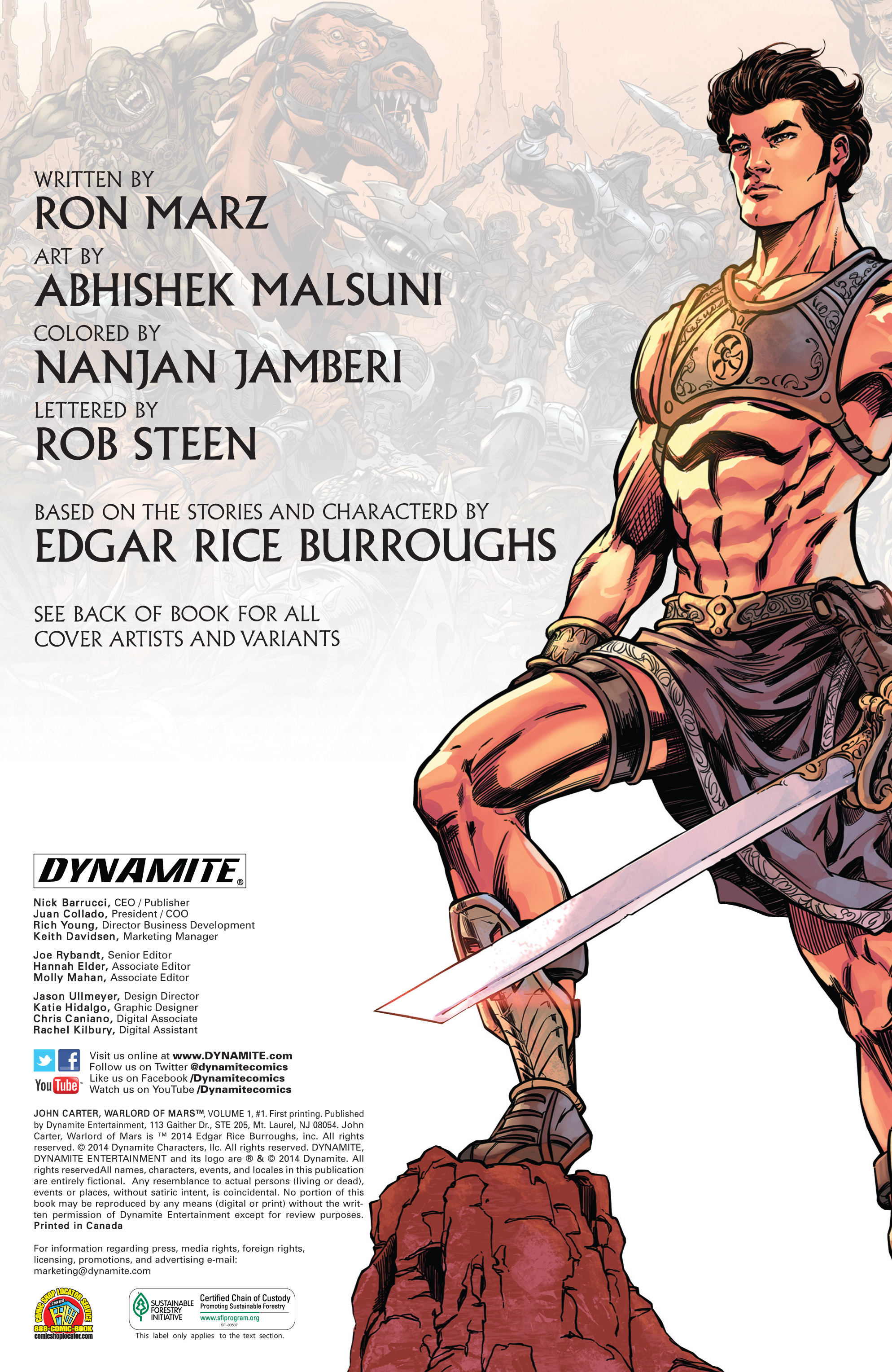 Read online John Carter, Warlord of Mars (2014) comic -  Issue #1 - 6