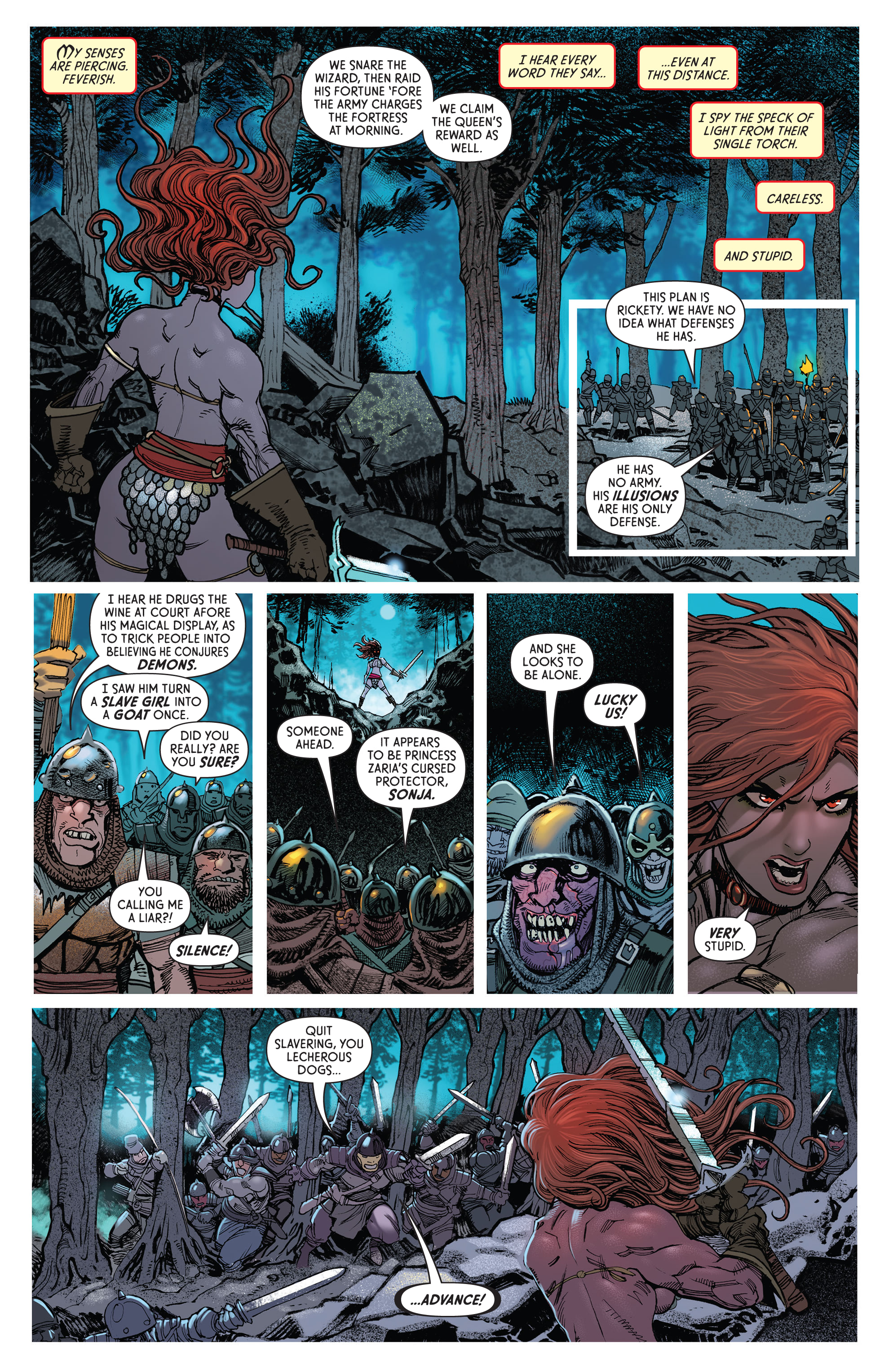 Read online The Invincible Red Sonja comic -  Issue #1 - 8