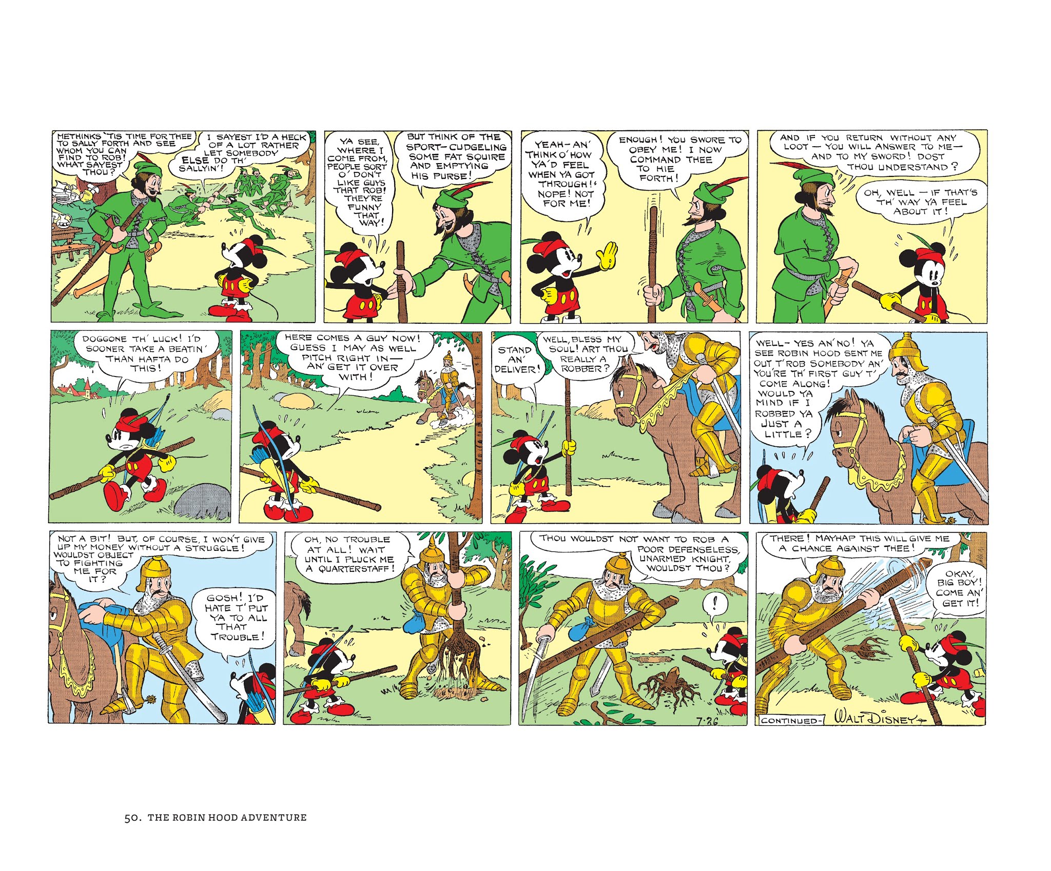 Read online Walt Disney's Mickey Mouse Color Sundays comic -  Issue # TPB 2 (Part 1) - 50