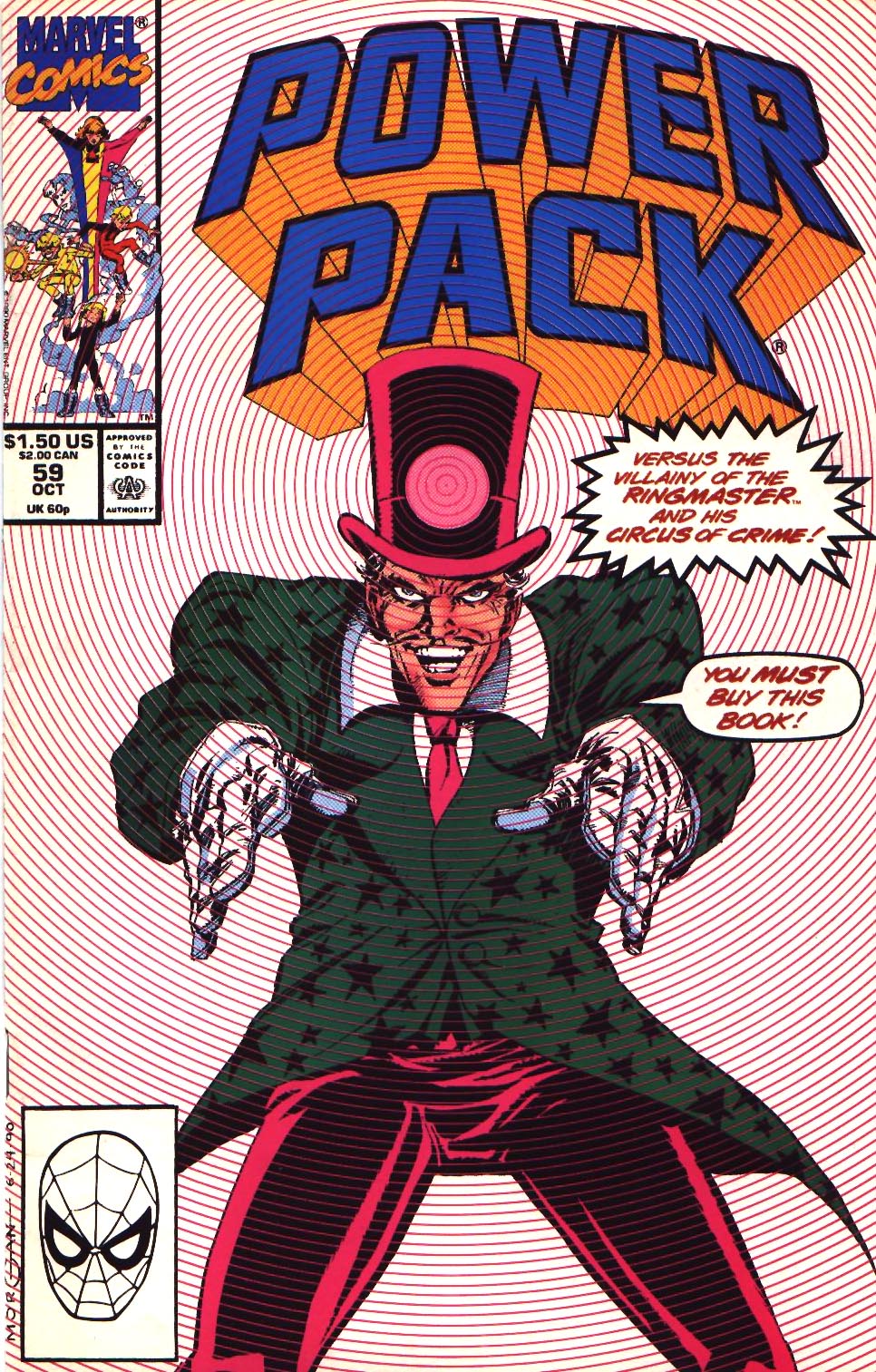 Read online Power Pack (1984) comic -  Issue #59 - 1