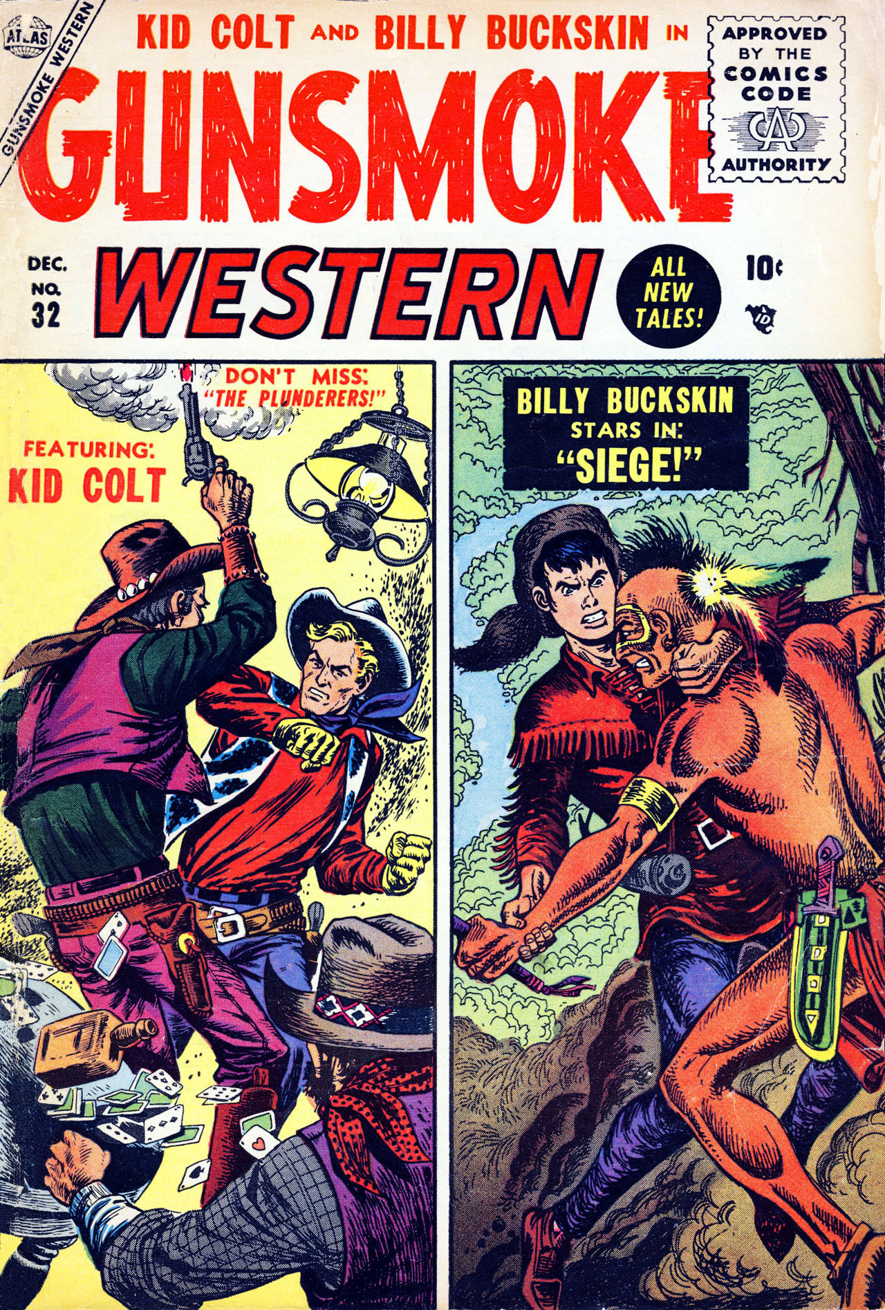 Read online Gunsmoke Western comic -  Issue #32 - 1