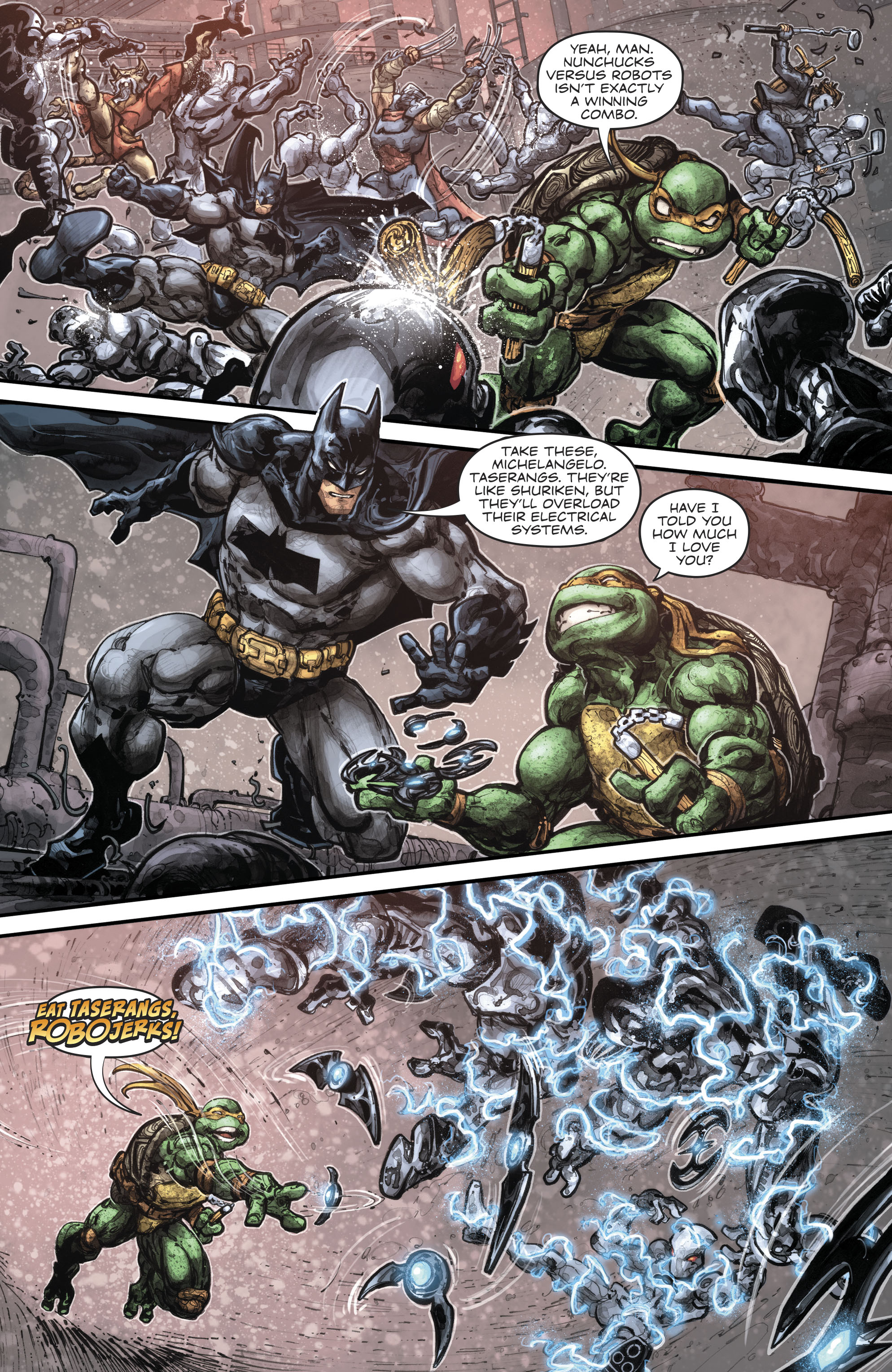 Read online Batman/Teenage Mutant Ninja Turtles III comic -  Issue #5 - 4