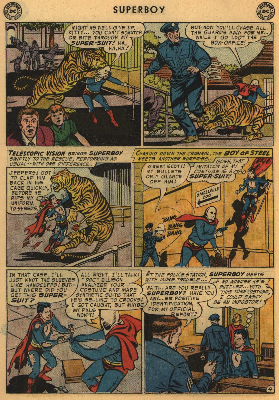 Read online Superboy (1949) comic -  Issue #54 - 5