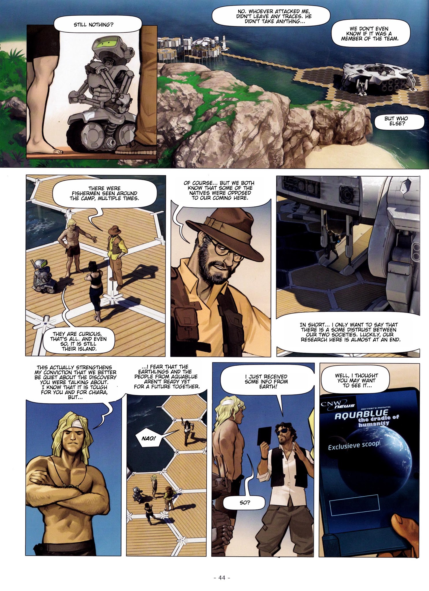 Read online Aquablue comic -  Issue #12 - 44