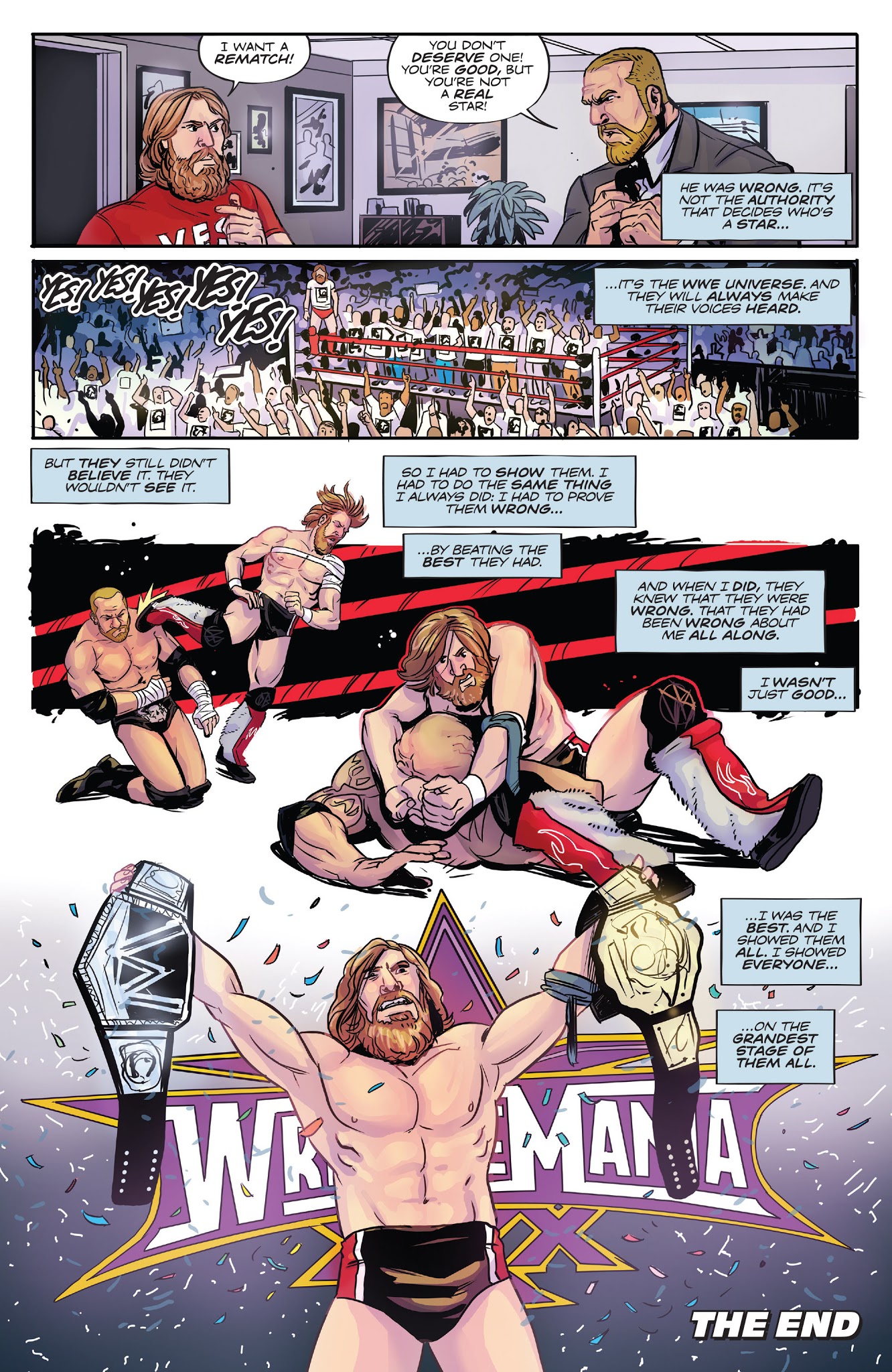 Read online WWE: Wrestlemania 2017 Special comic -  Issue # Full - 32