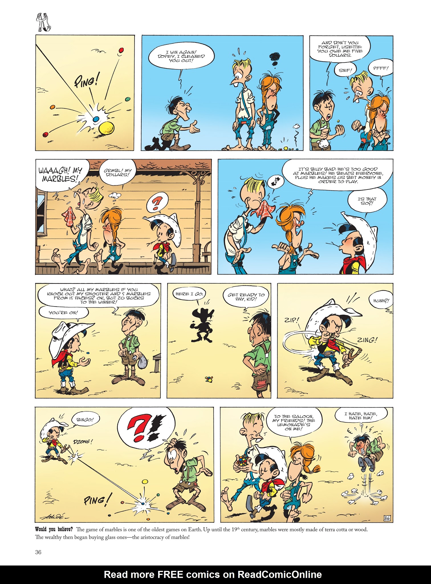 Read online The Adventures of Kid Lucky comic -  Issue #2 - 37