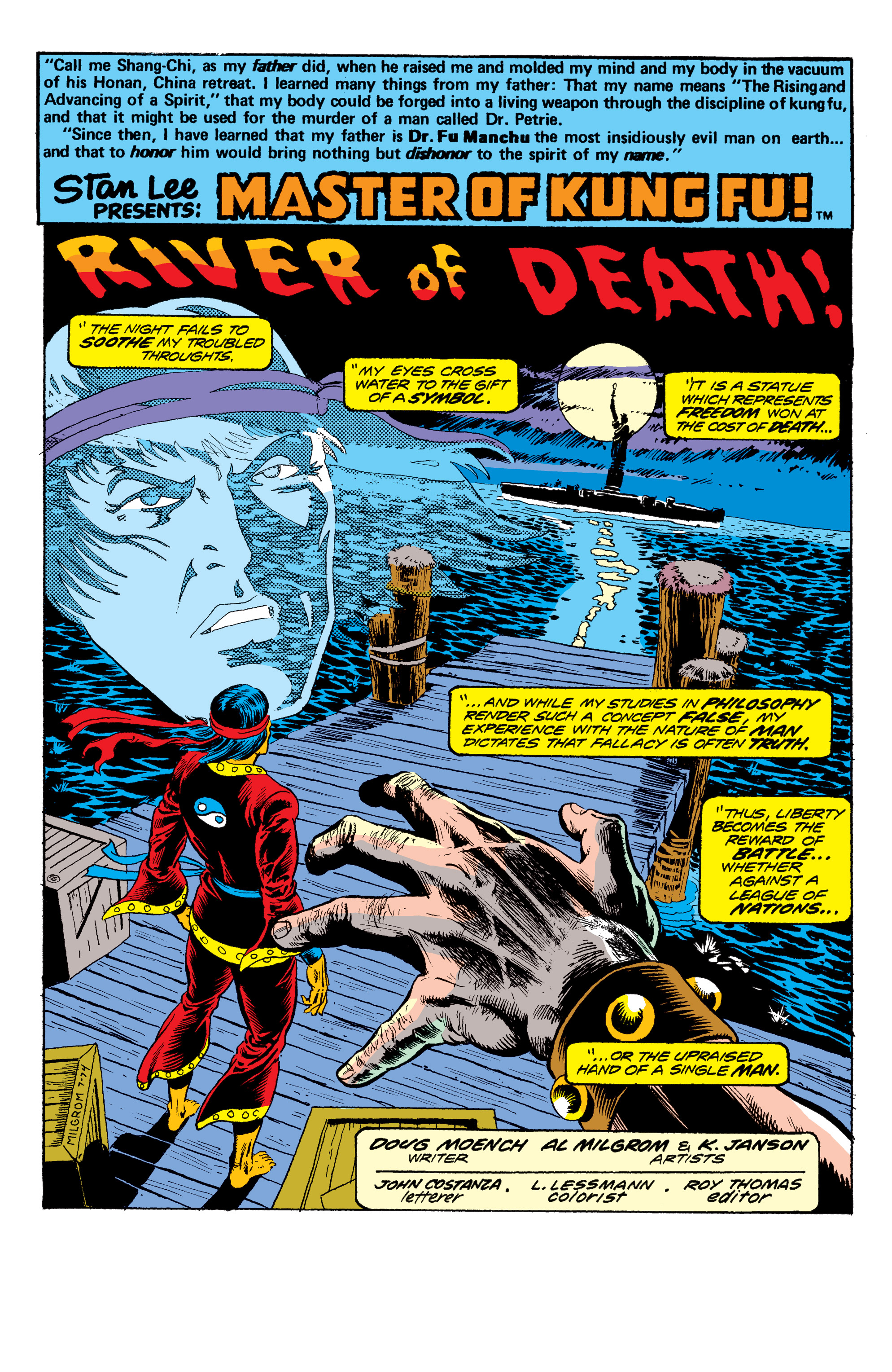 Read online Master of Kung Fu Epic Collection: Weapon of the Soul comic -  Issue # TPB (Part 3) - 71