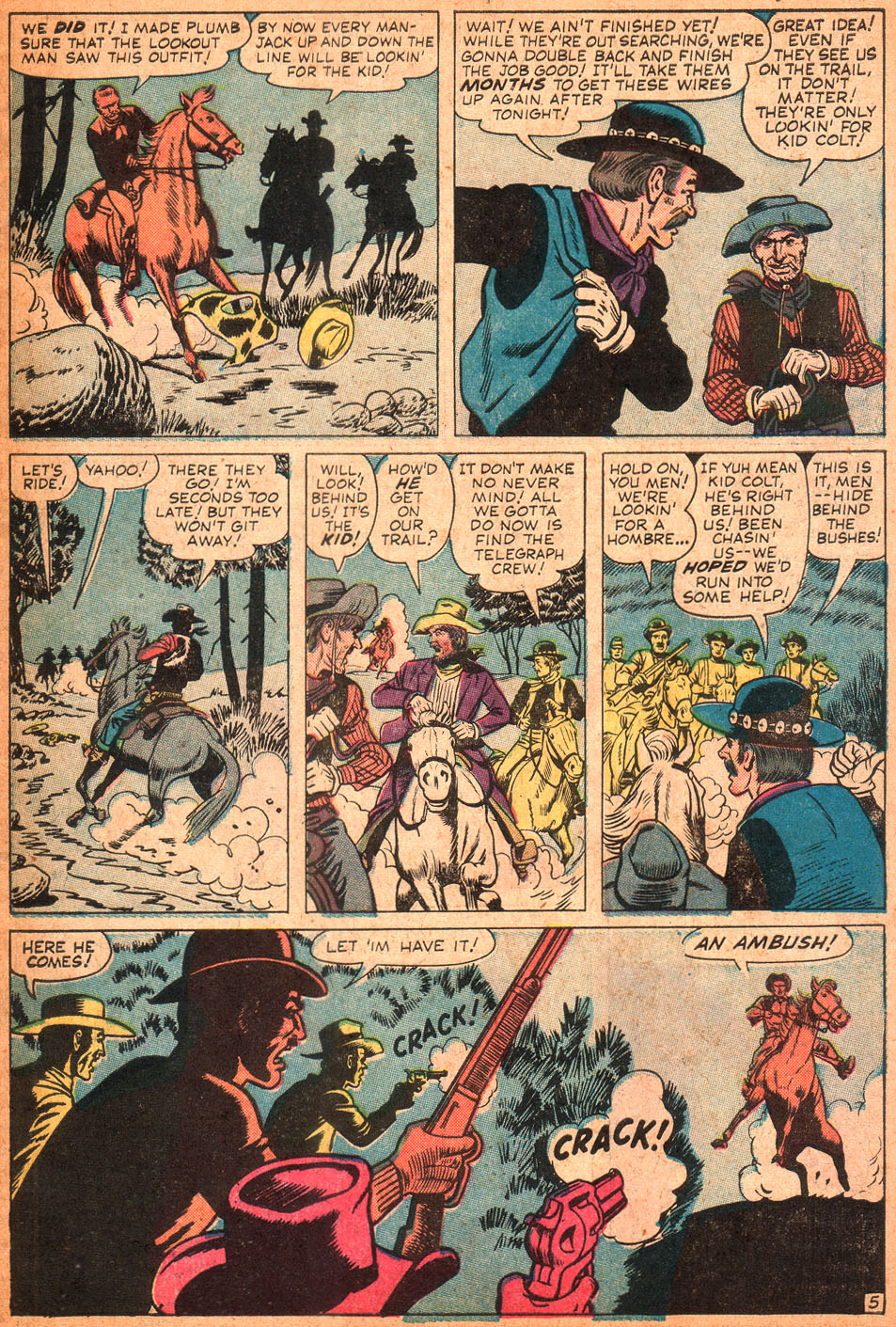 Read online Kid Colt Outlaw comic -  Issue #85 - 7
